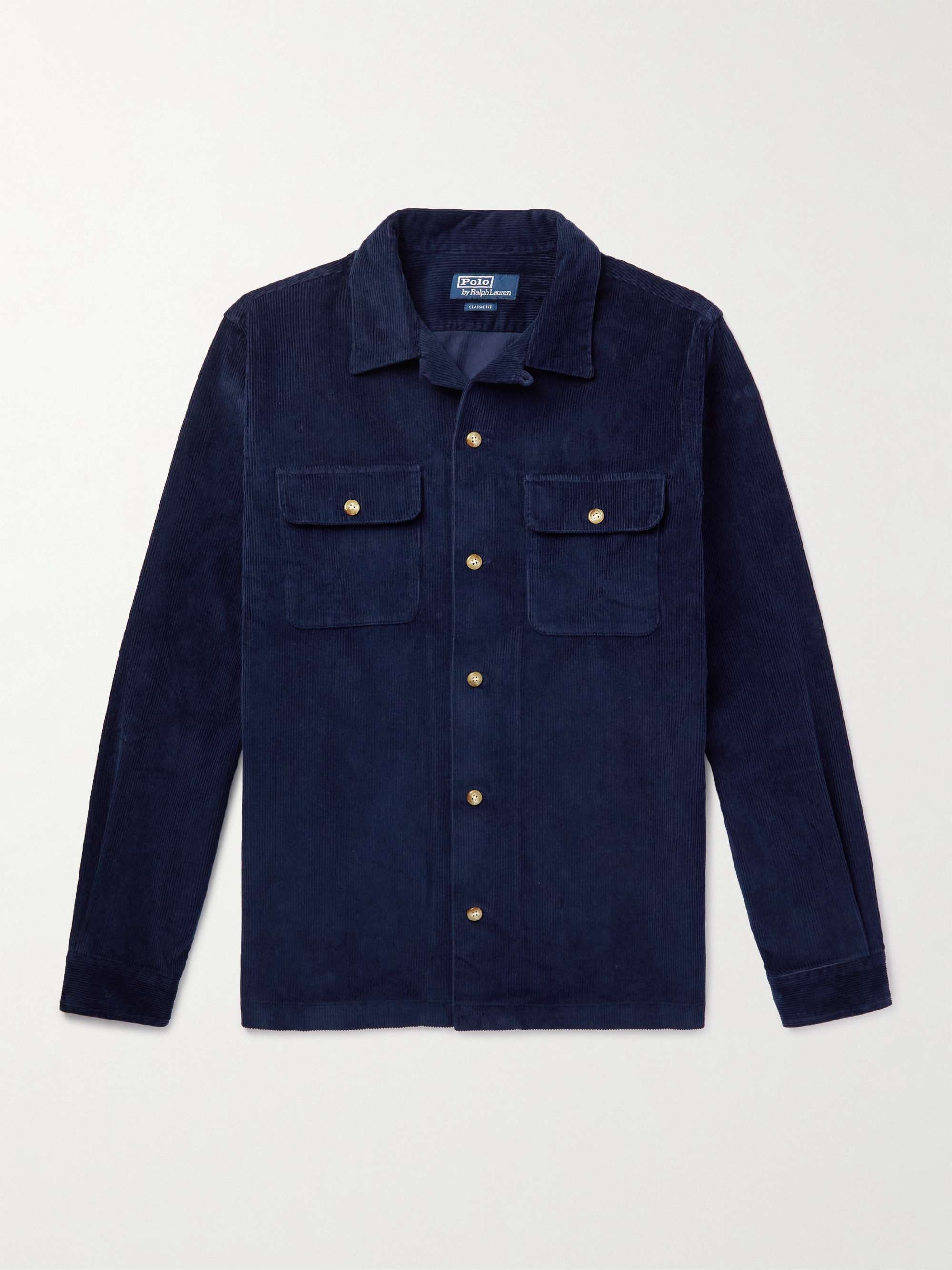POLO RALPH LAUREN Convertible-Collar Cotton-Corduroy Shirt for Men | MR  PORTER