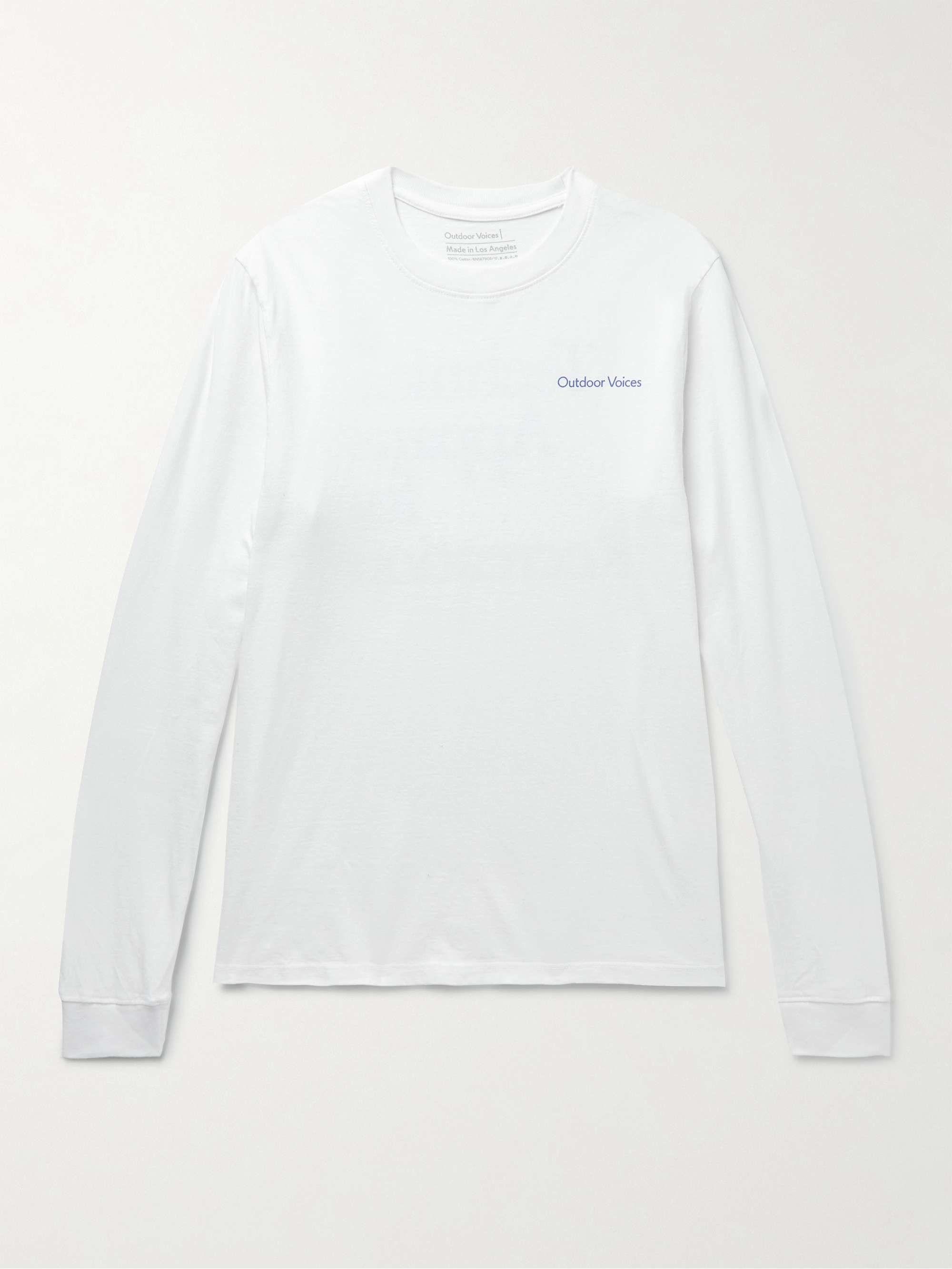OUTDOOR VOICES Technical Apparel Logo-Print Cotton-Jersey T-Shirt for Men |  MR PORTER