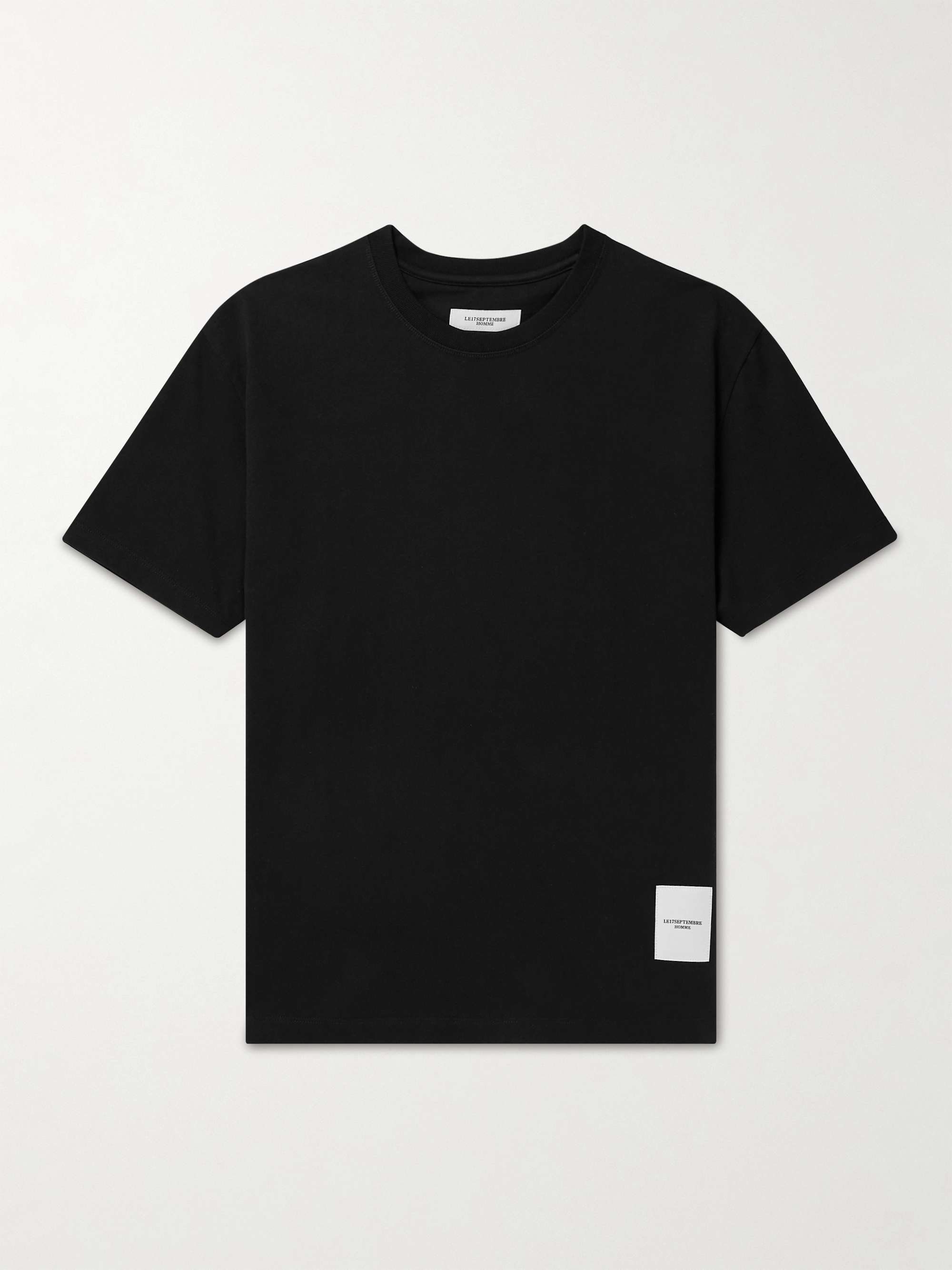 LE 17 SEPTEMBRE Logo-Appliquéd Cotton-Jersey T-Shirt for Men | MR PORTER
