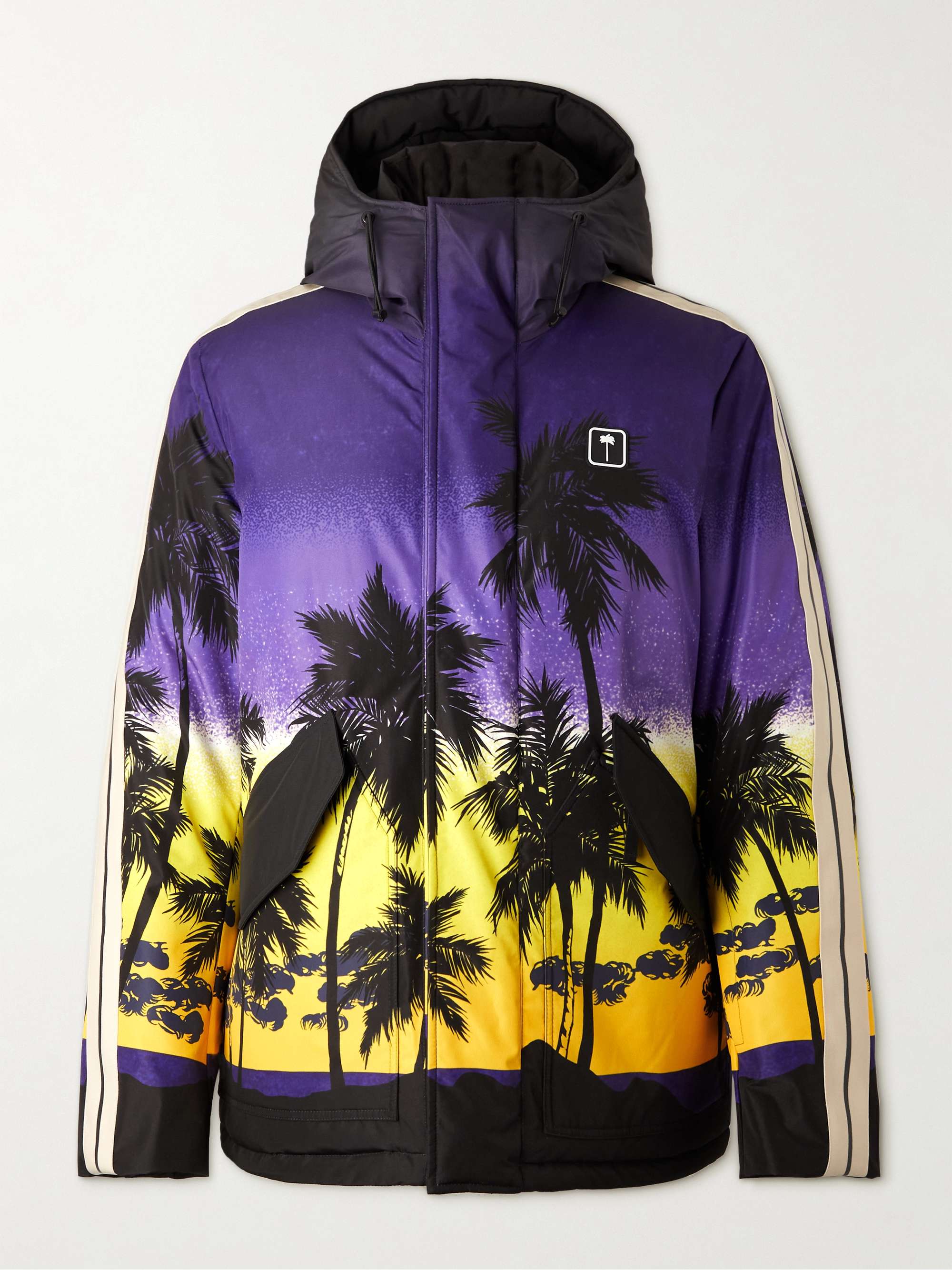 PALM ANGELS Palm Sunset Printed Hooded Ski Jacket | MR PORTER