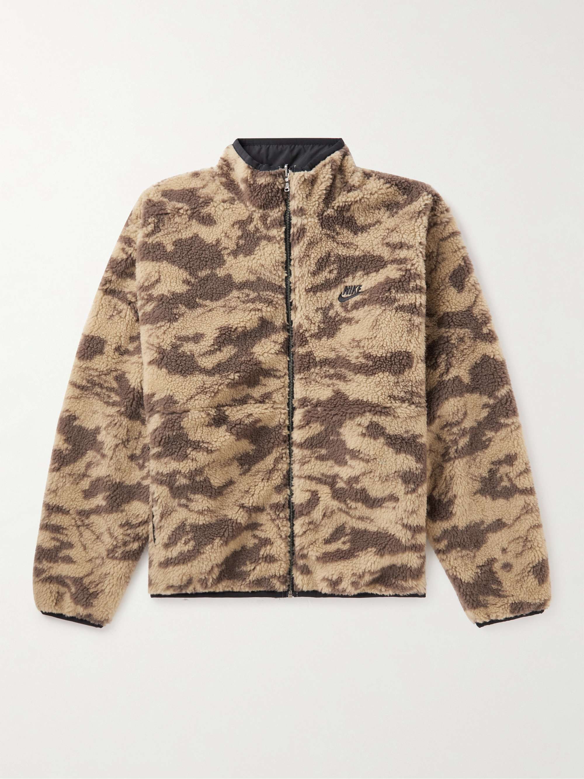 NIKE Reversible Camouflage-Print Fleece and Shell Jacket | MR PORTER