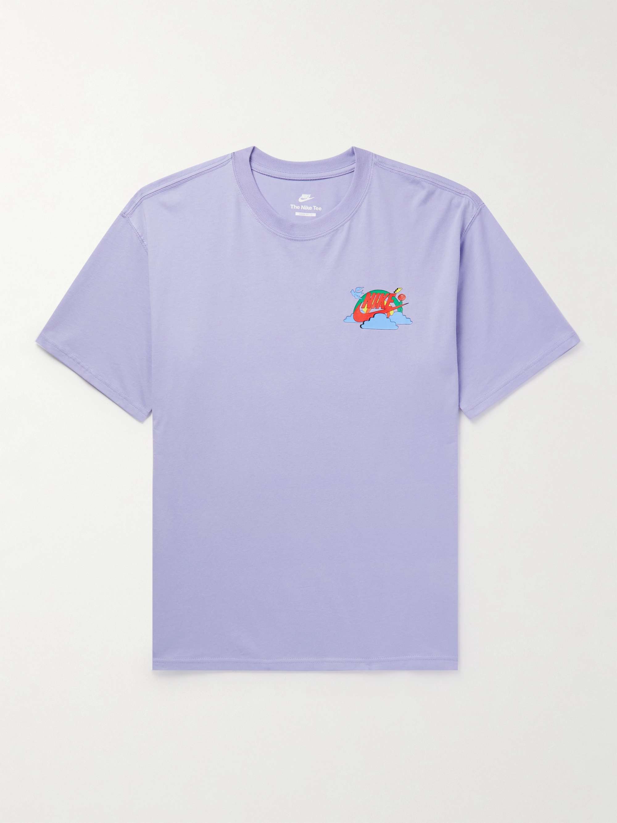 NIKE NSW Logo-Print Cotton-Jersey T-Shirt | MR PORTER