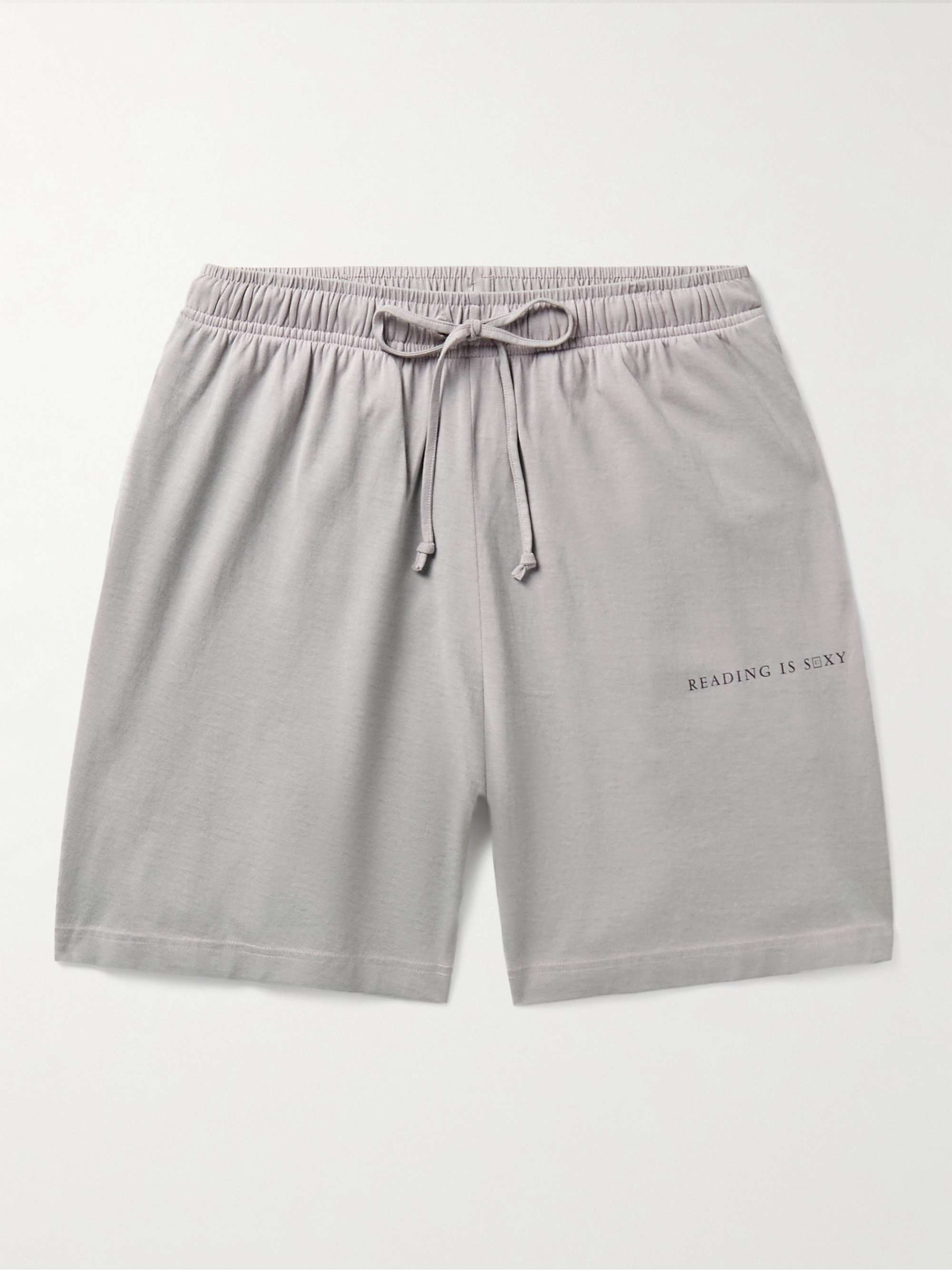 ACNE STUDIOS Printed Heat-Reactive Cotton-Jersey Drawstring Shorts for Men  | MR PORTER
