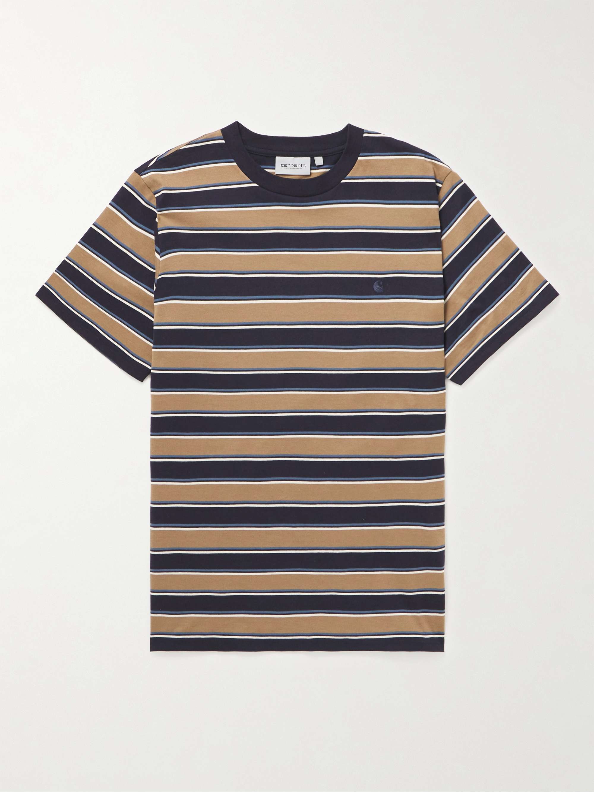 CARHARTT WIP Leone Striped Cotton-Jersey T-Shirt | MR PORTER