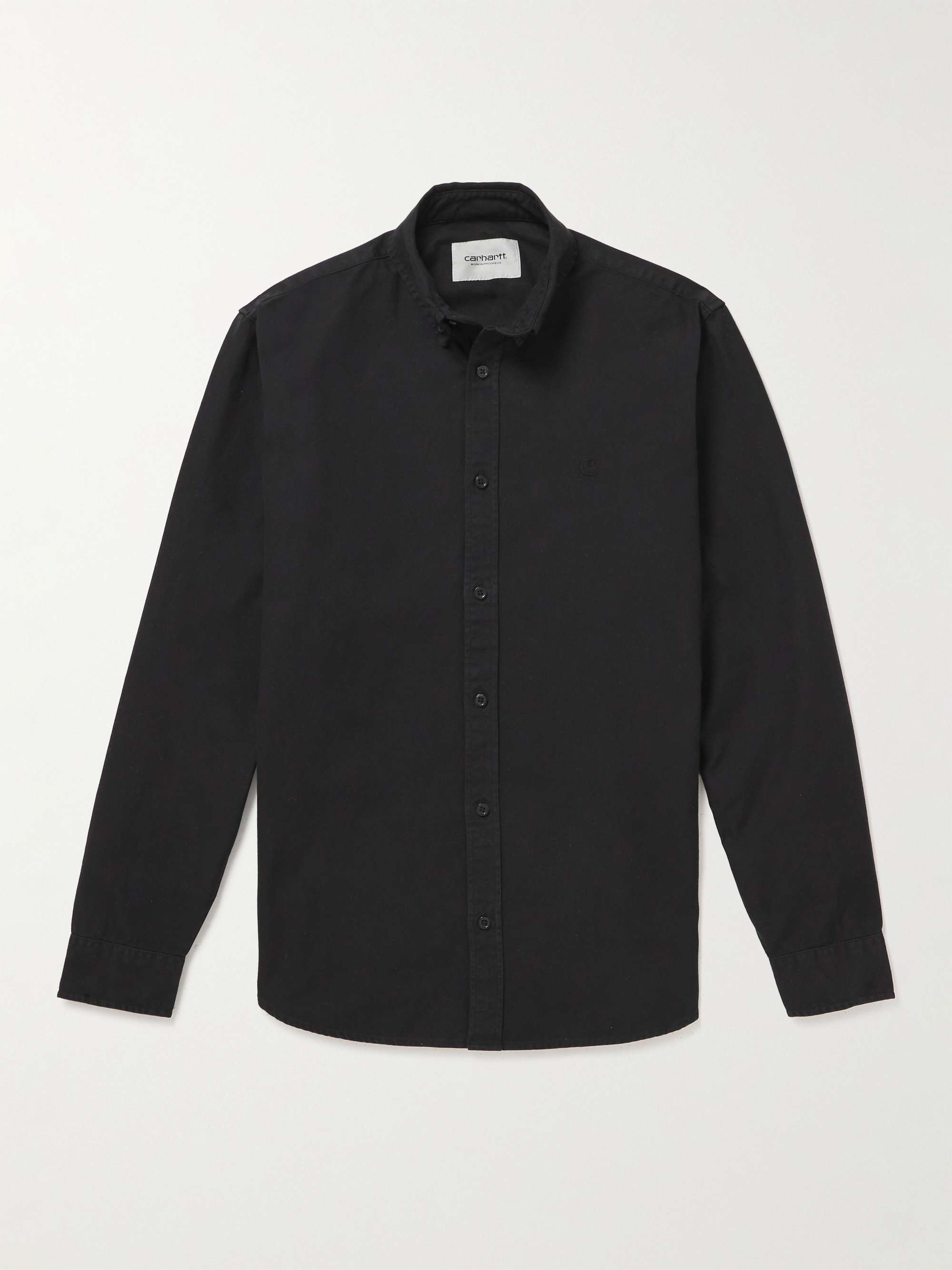 CARHARTT WIP Bolton Button-Down Collar Logo-Embroidered Cotton Oxford Shirt  | MR PORTER