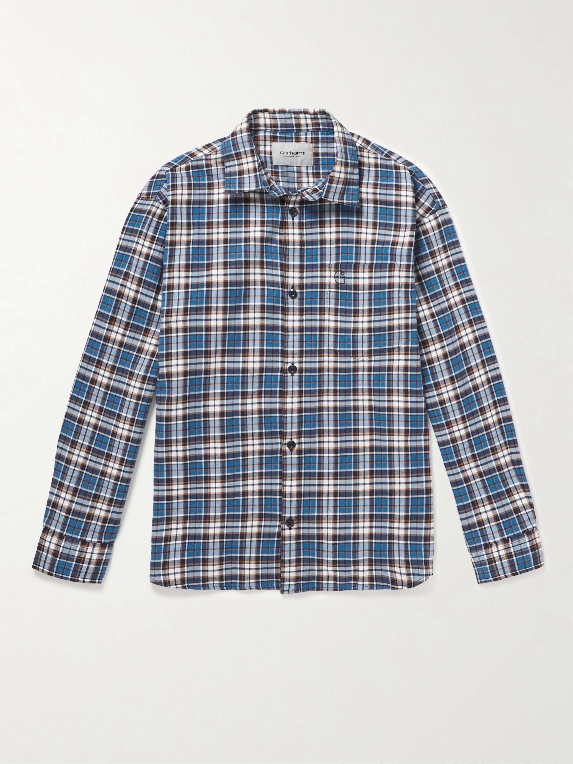 CARHARTT WIP Yuma Checked Cotton-Flannel Shirt | MR PORTER