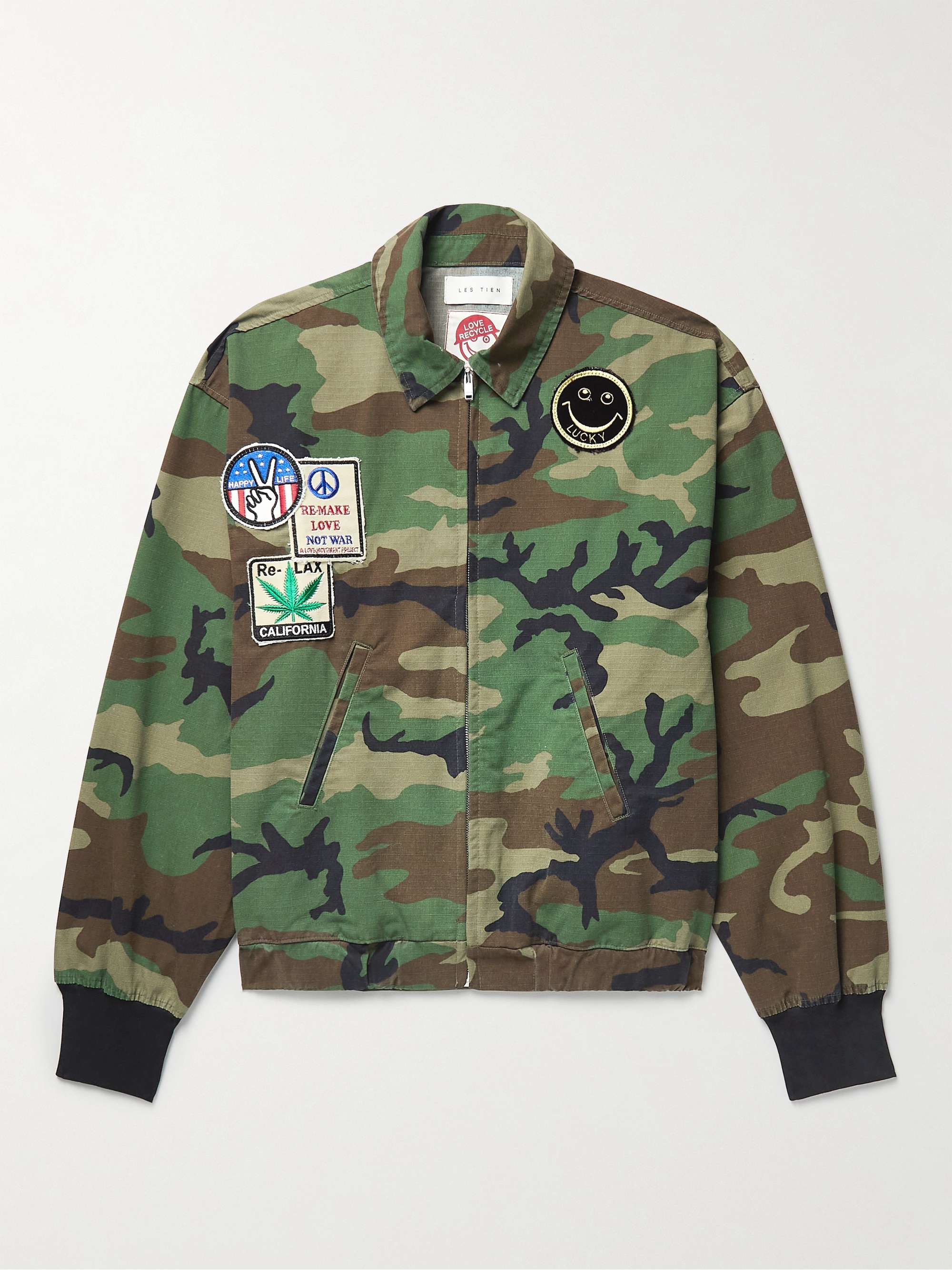LES TIEN Appliquéd Camouflage-Print Cotton-Ripstop Jacket | MR PORTER