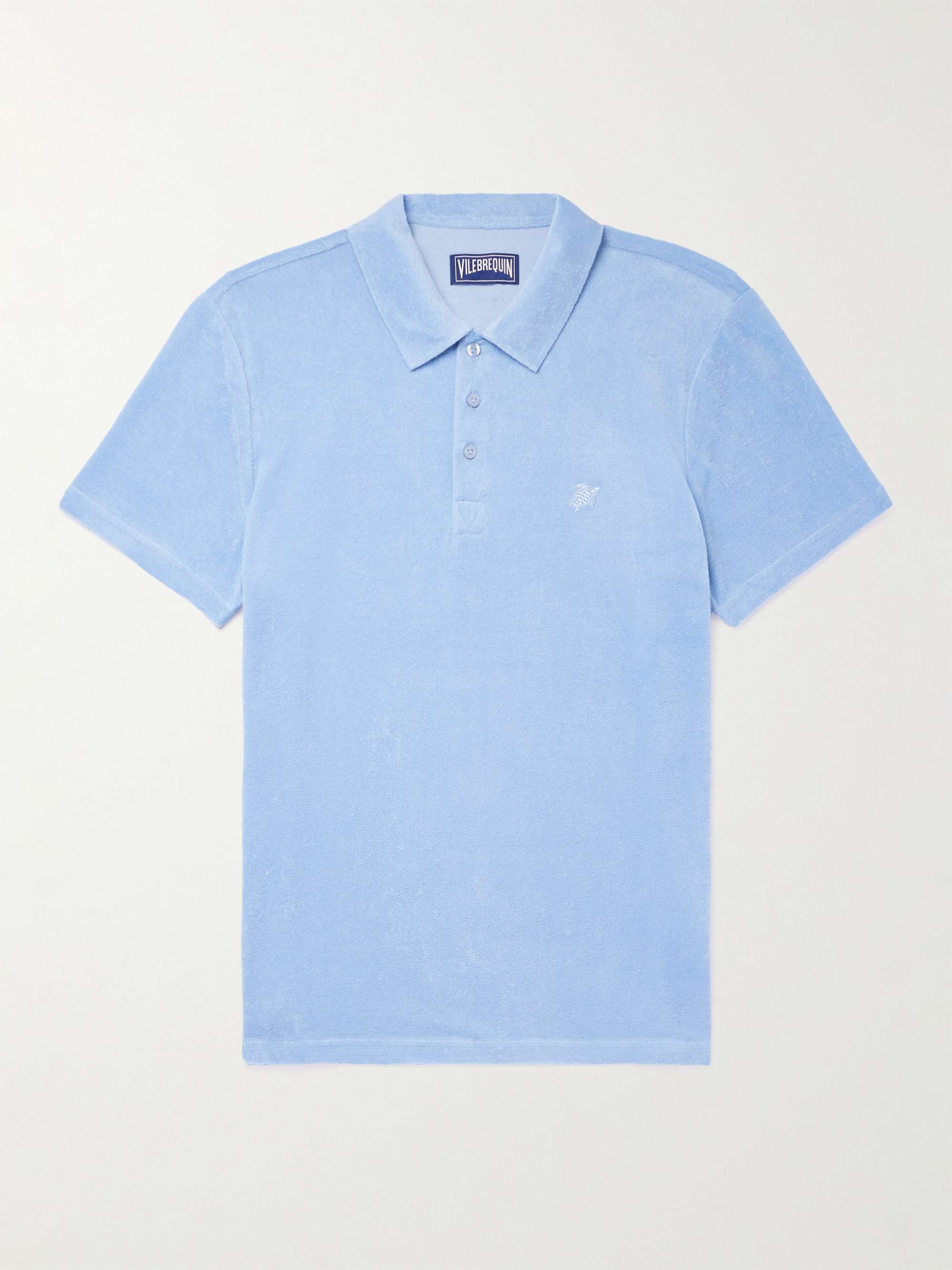 VILEBREQUIN Phoenix Slim-Fit Cotton-Blend Terry Polo Shirt for Men | MR  PORTER