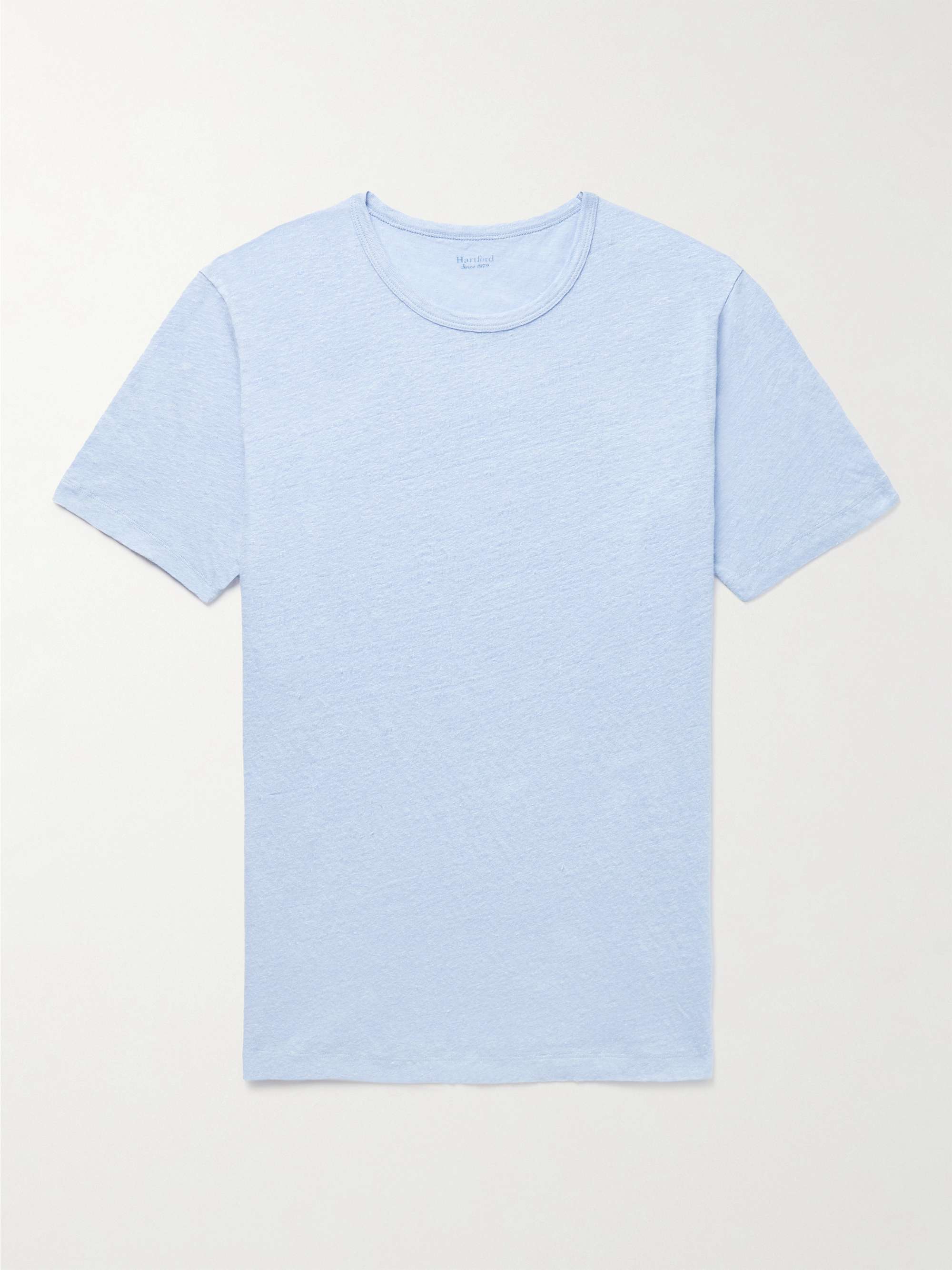 HARTFORD Linen T-Shirt for Men | MR PORTER