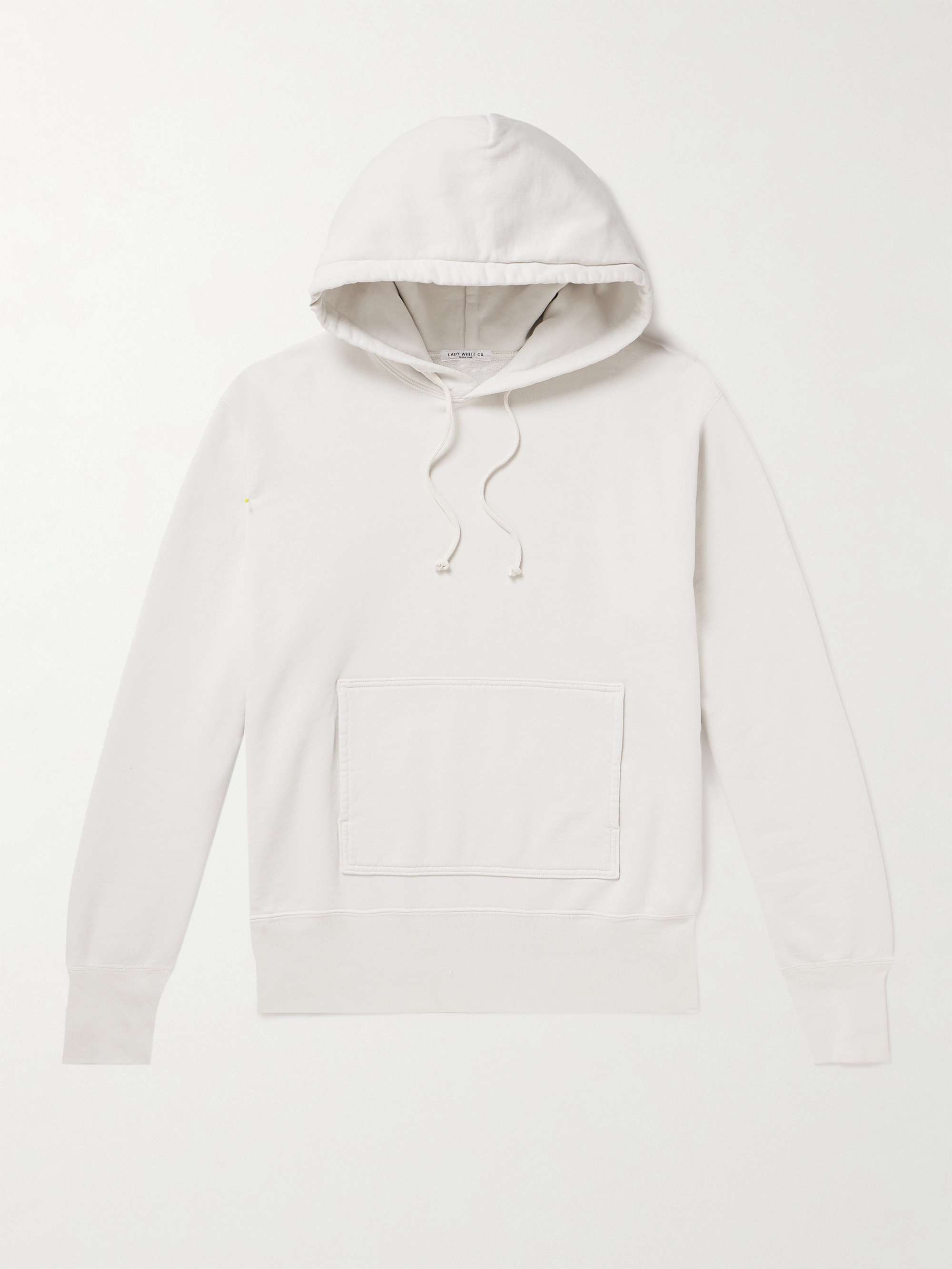 LADY WHITE CO Cotton-Jersey Hoodie for Men | MR PORTER
