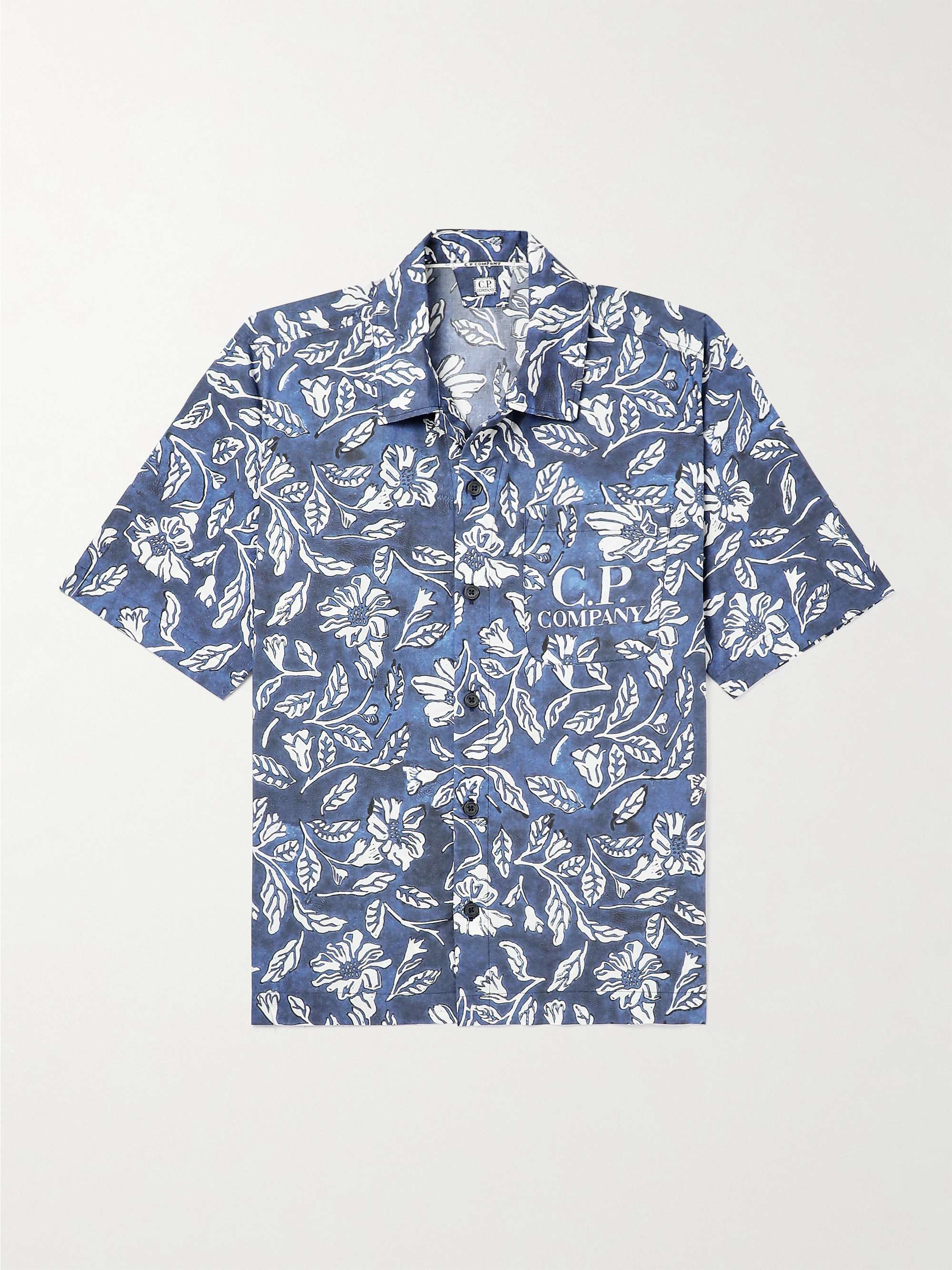 C.P. COMPANY Floral-Print Cotton Shirt for Men | MR PORTER