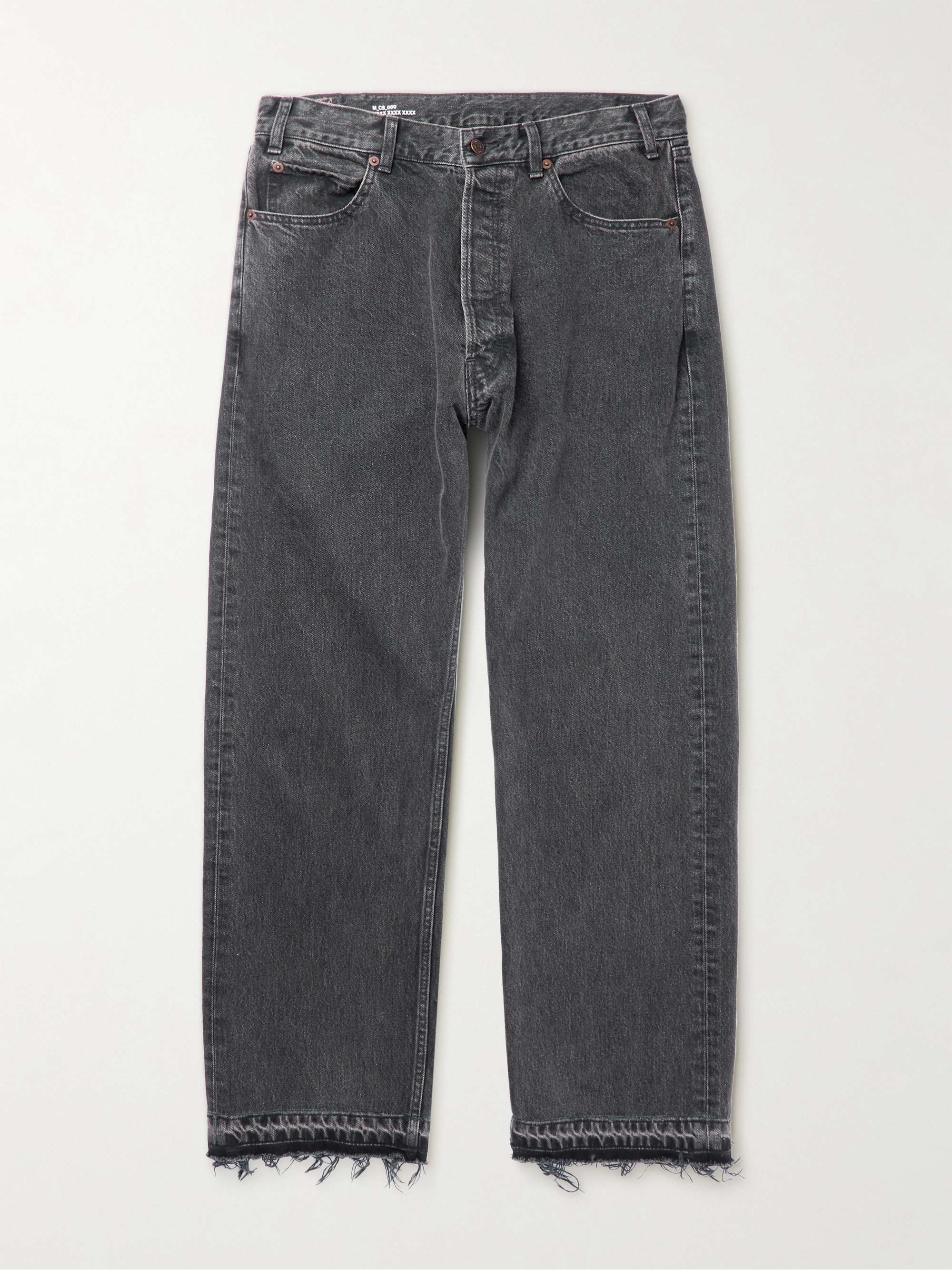 CELINE HOMME Frayed Straight-Leg Jeans for Men | MR PORTER