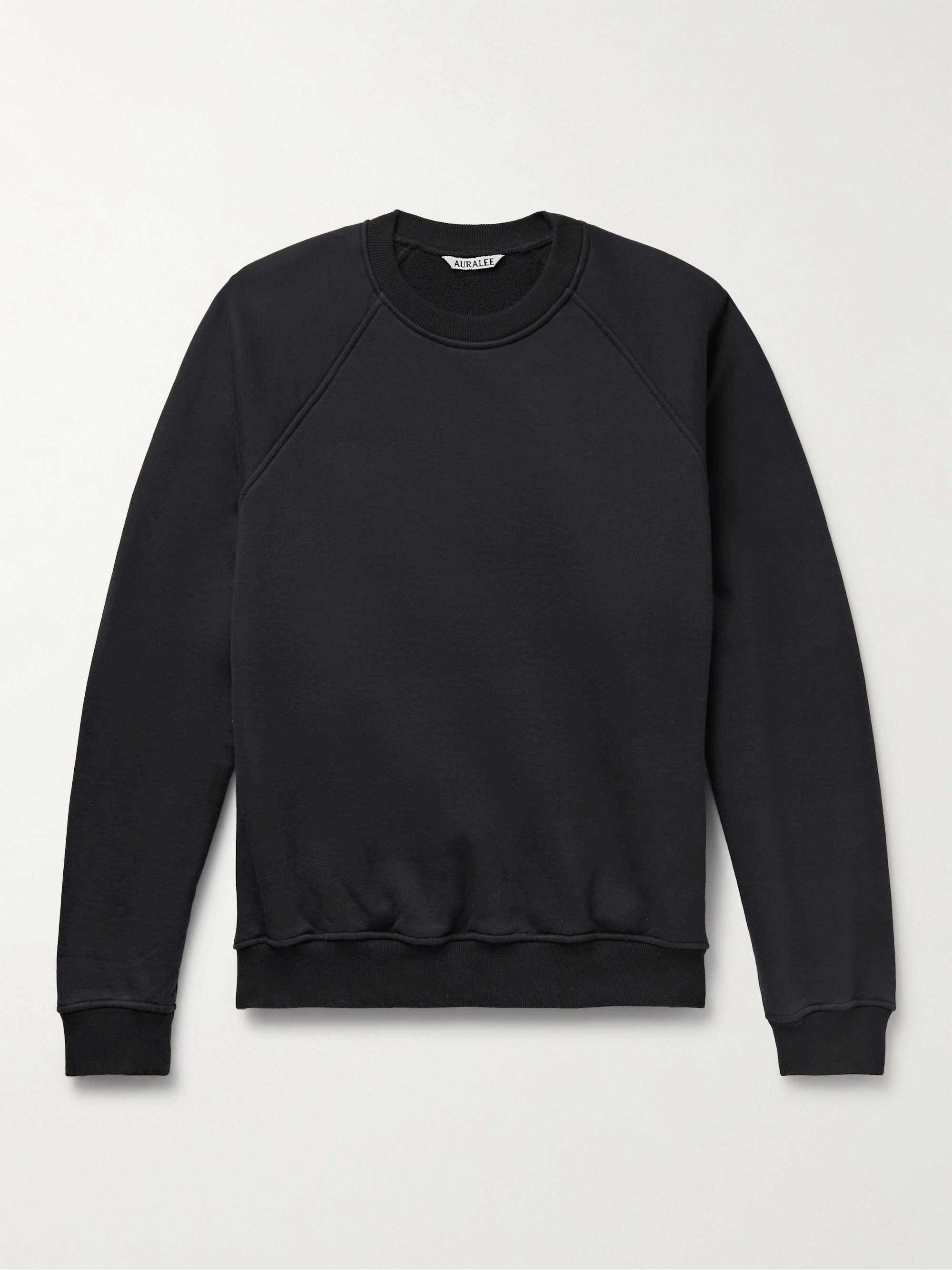 AURALEE Cotton-Jersey Sweatshirt | MR PORTER