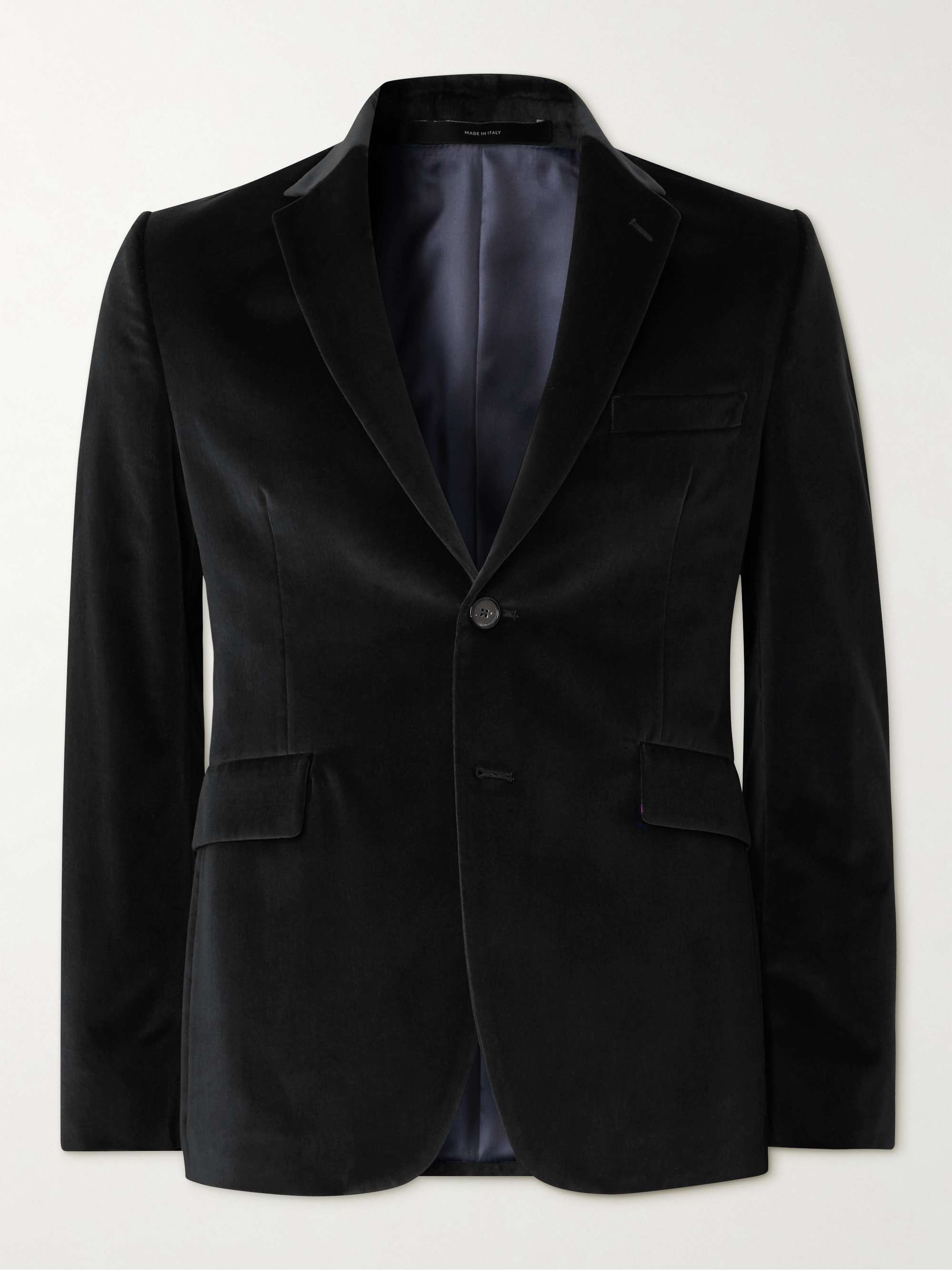 PAUL SMITH Slim-Fit Cotton-Velvet Tuxedo Jacket | MR PORTER