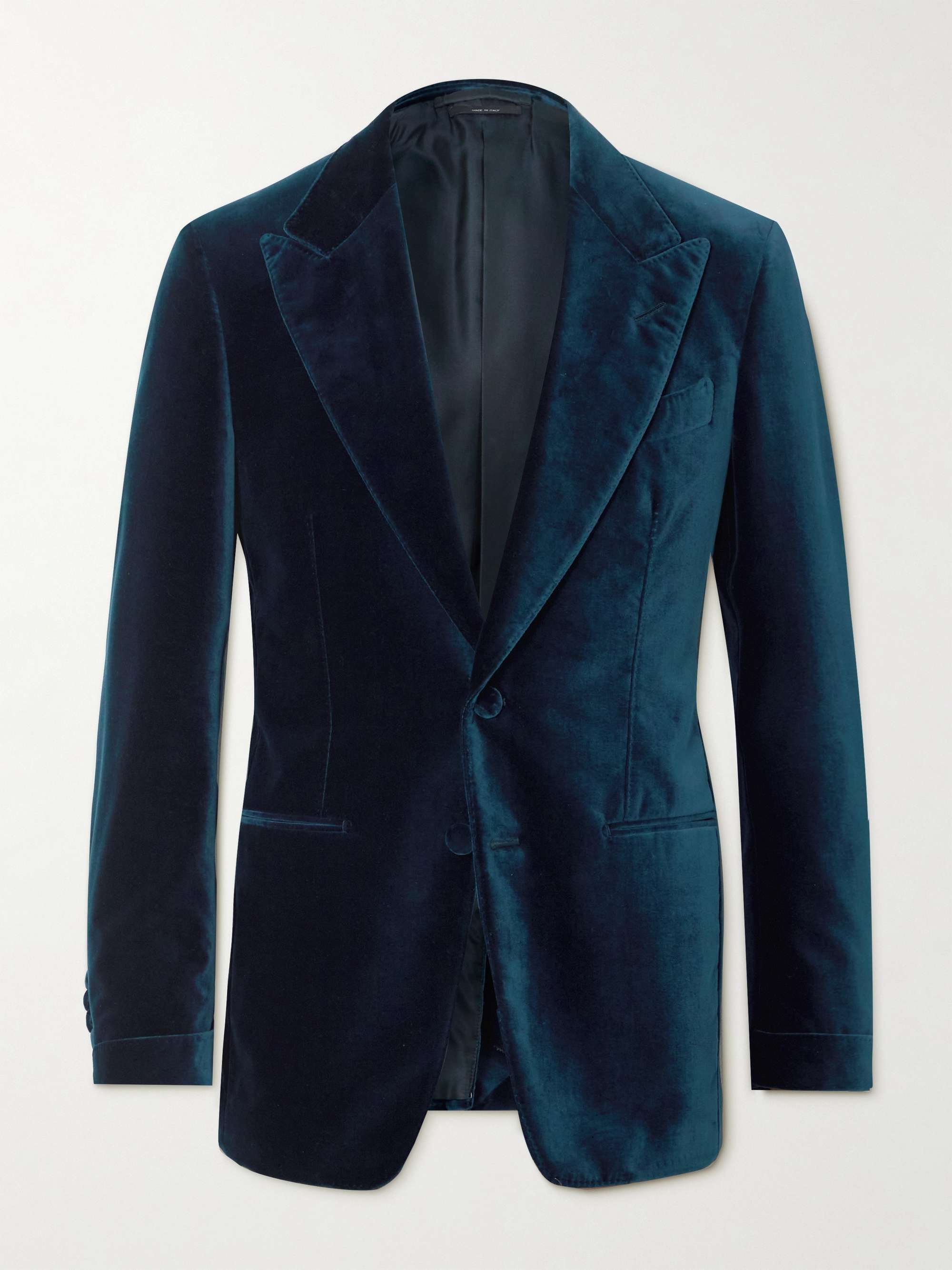 TOM FORD Slim-Fit Cotton-Velvet Blazer for Men | MR PORTER