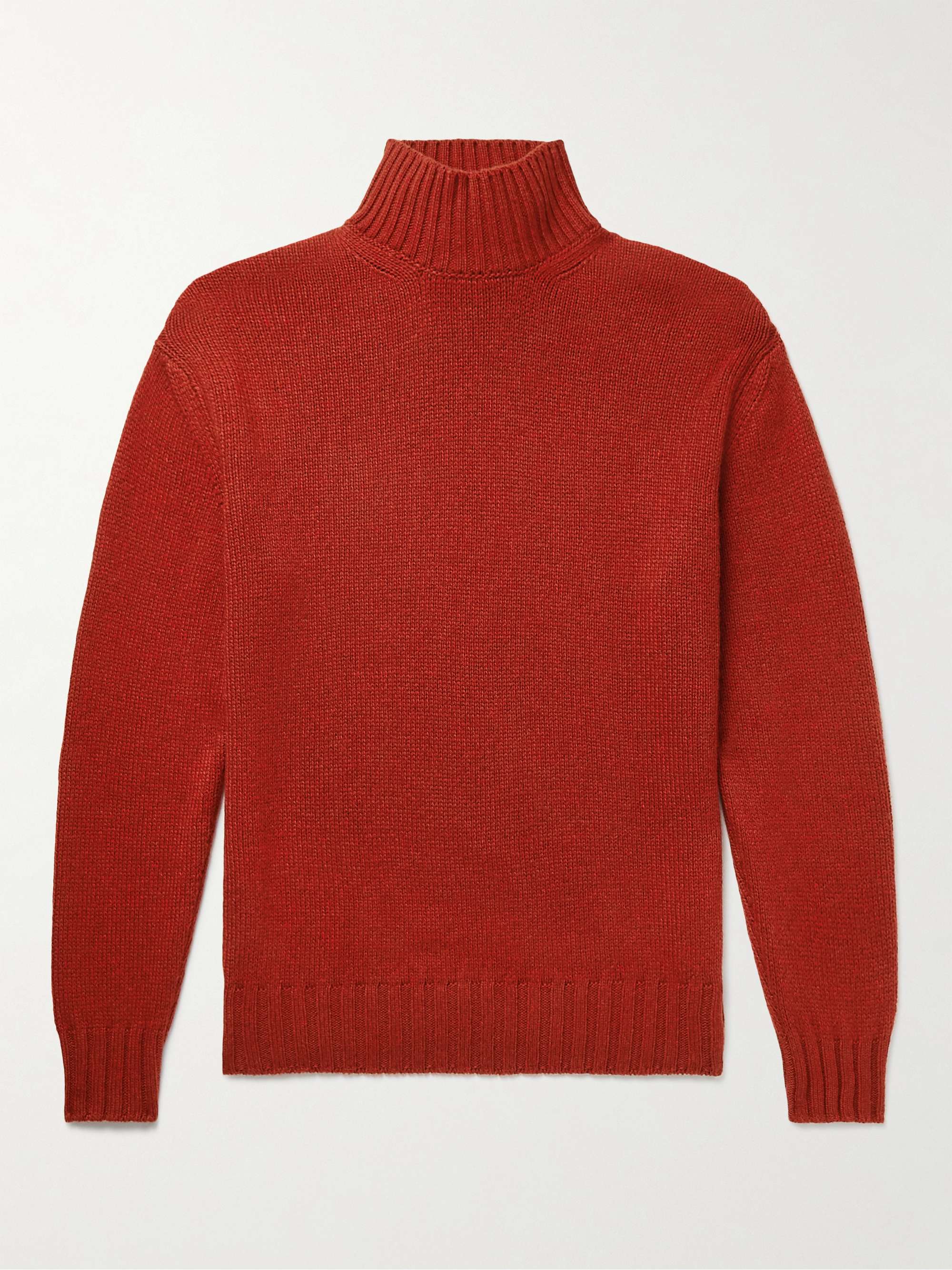 LORO PIANA Cashmere Mock-Neck Sweater for Men | MR PORTER
