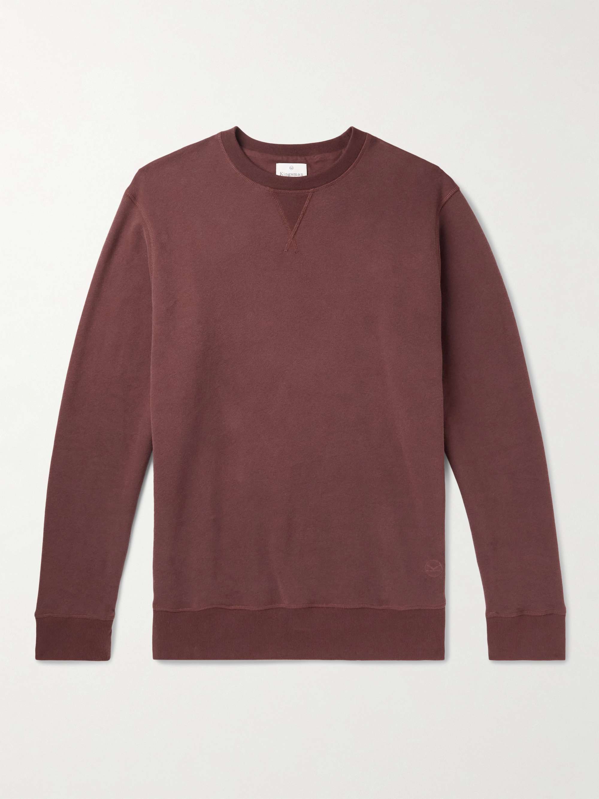 KINGSMAN Cotton and Cashmere-Blend Jersey Sweatshirt for Men | MR PORTER