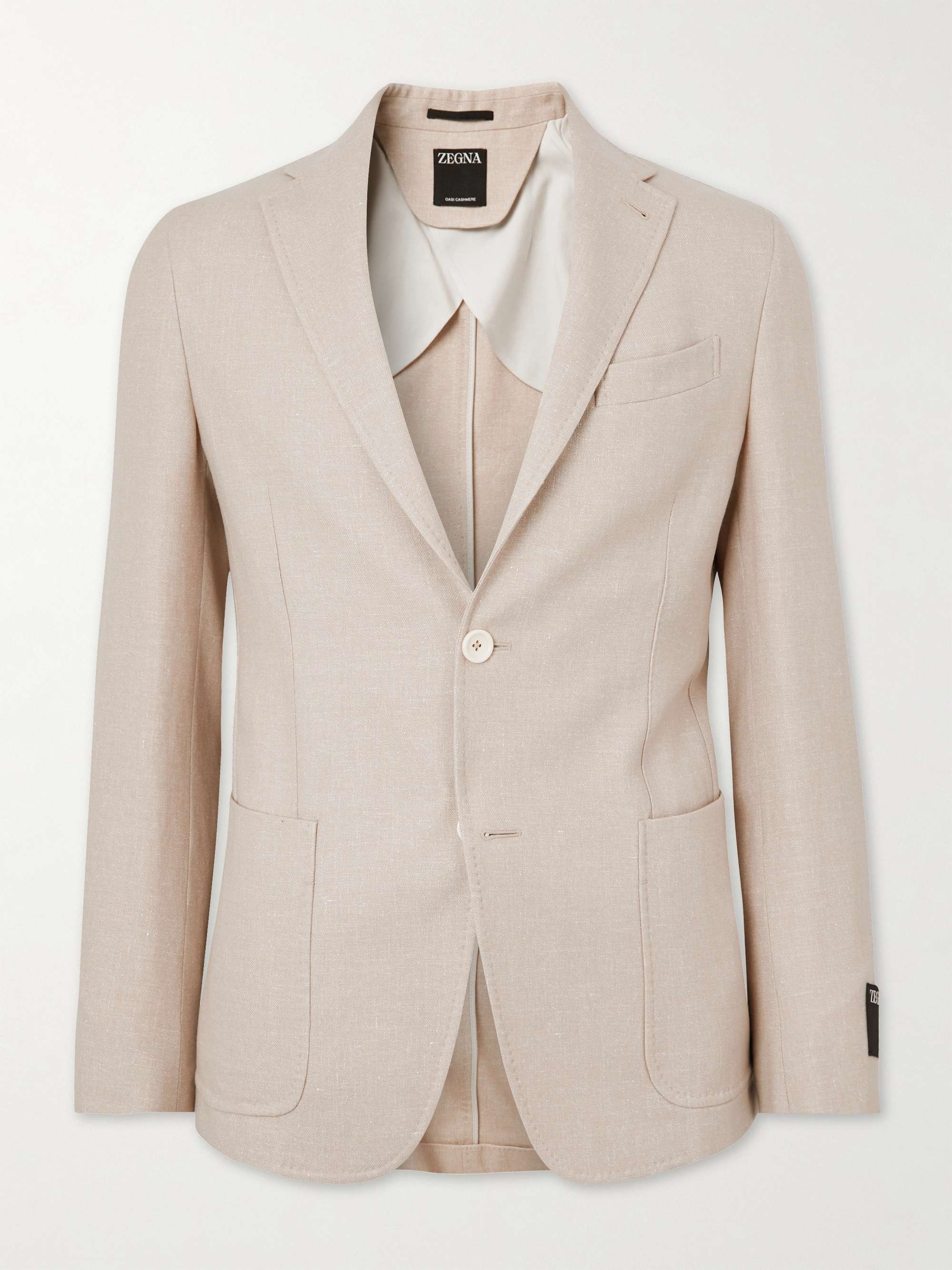 ZEGNA Oasi Cashmere and Cotton-Blend Blazer for Men | MR PORTER