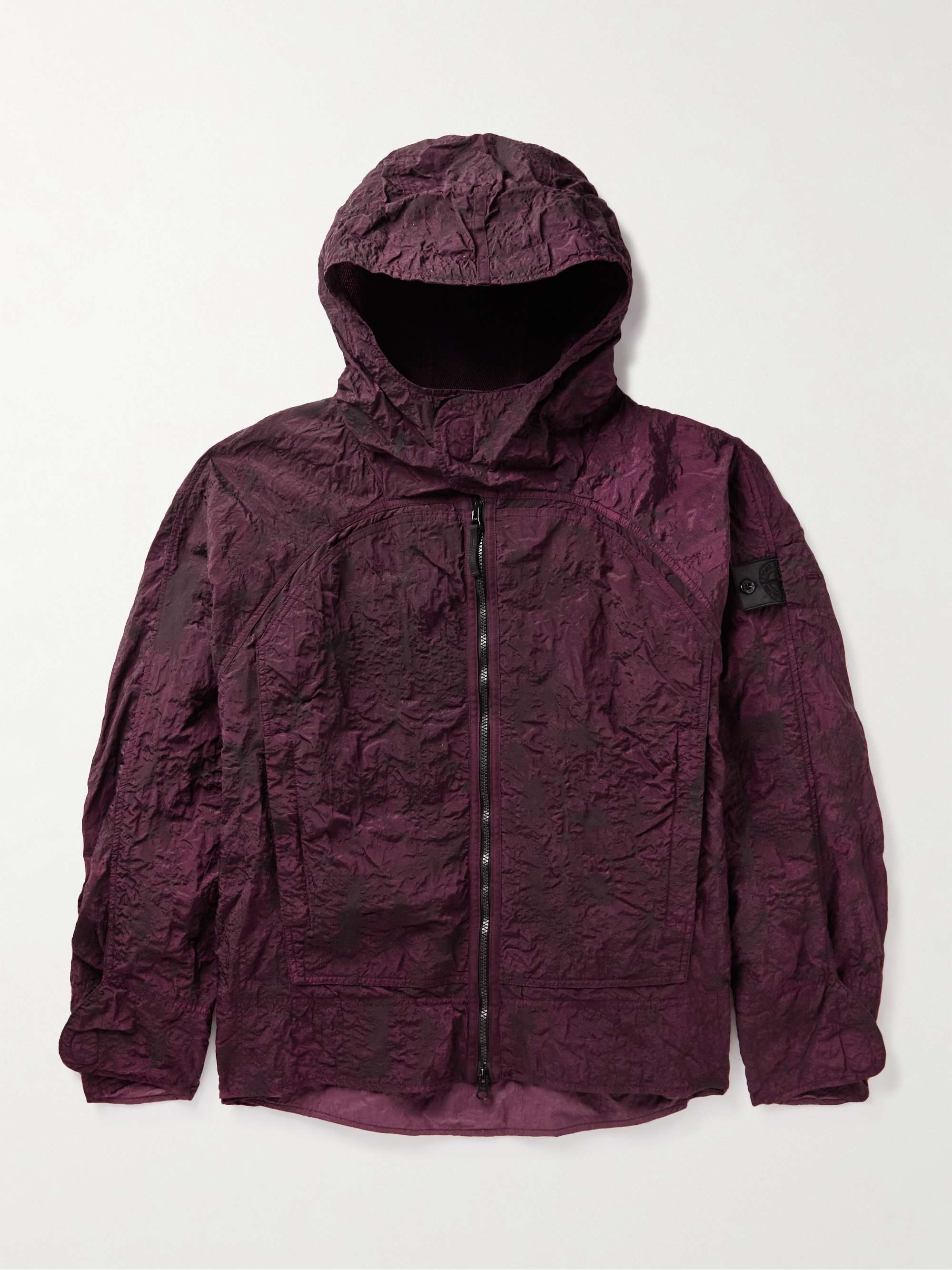 STONE ISLAND SHADOW PROJECT Crinkled Reps Nylon Hooded Jacket | MR PORTER