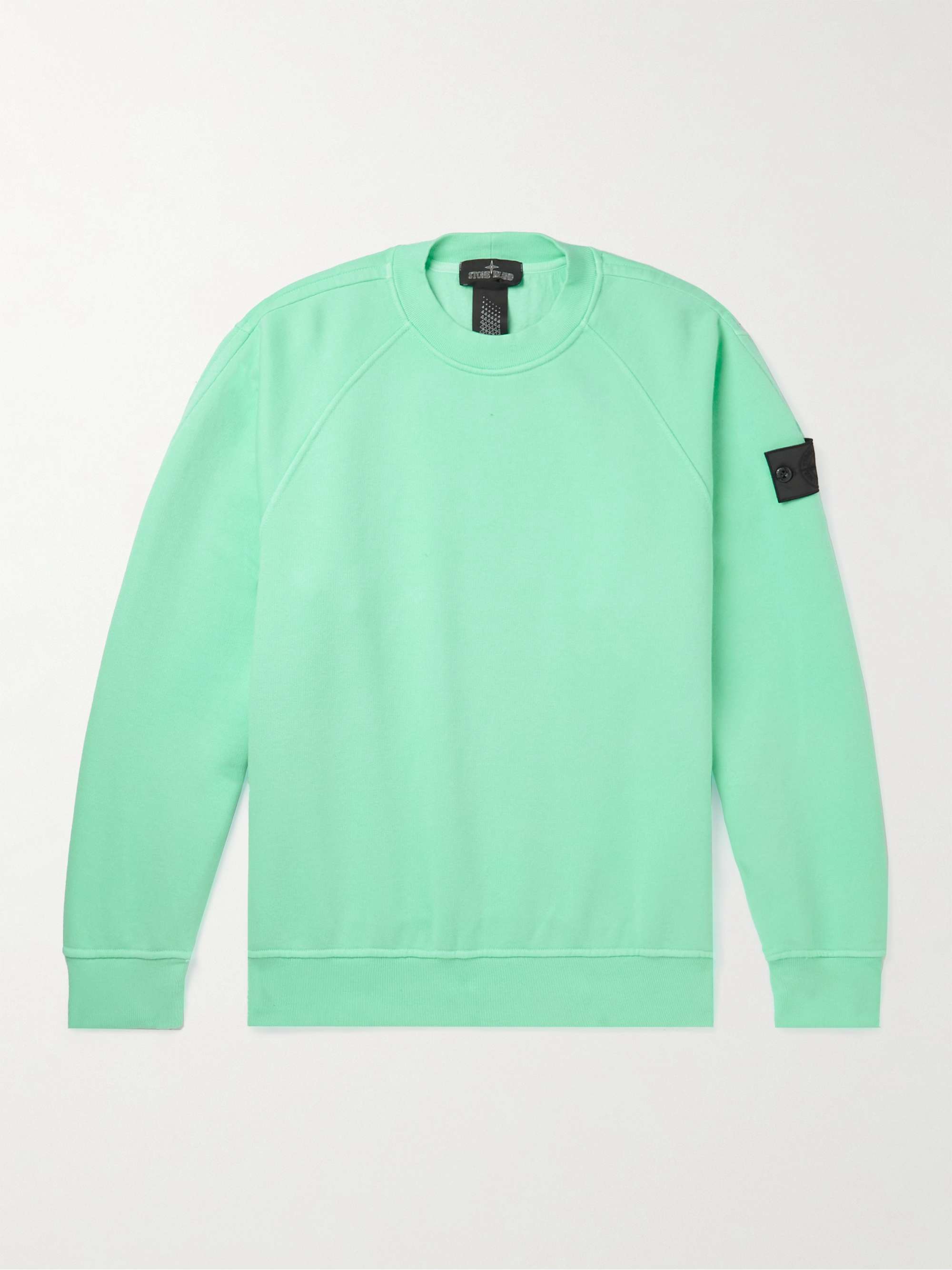 STONE ISLAND SHADOW PROJECT Logo-Appliquéd Cotton-Jersey Sweatshirt | MR  PORTER