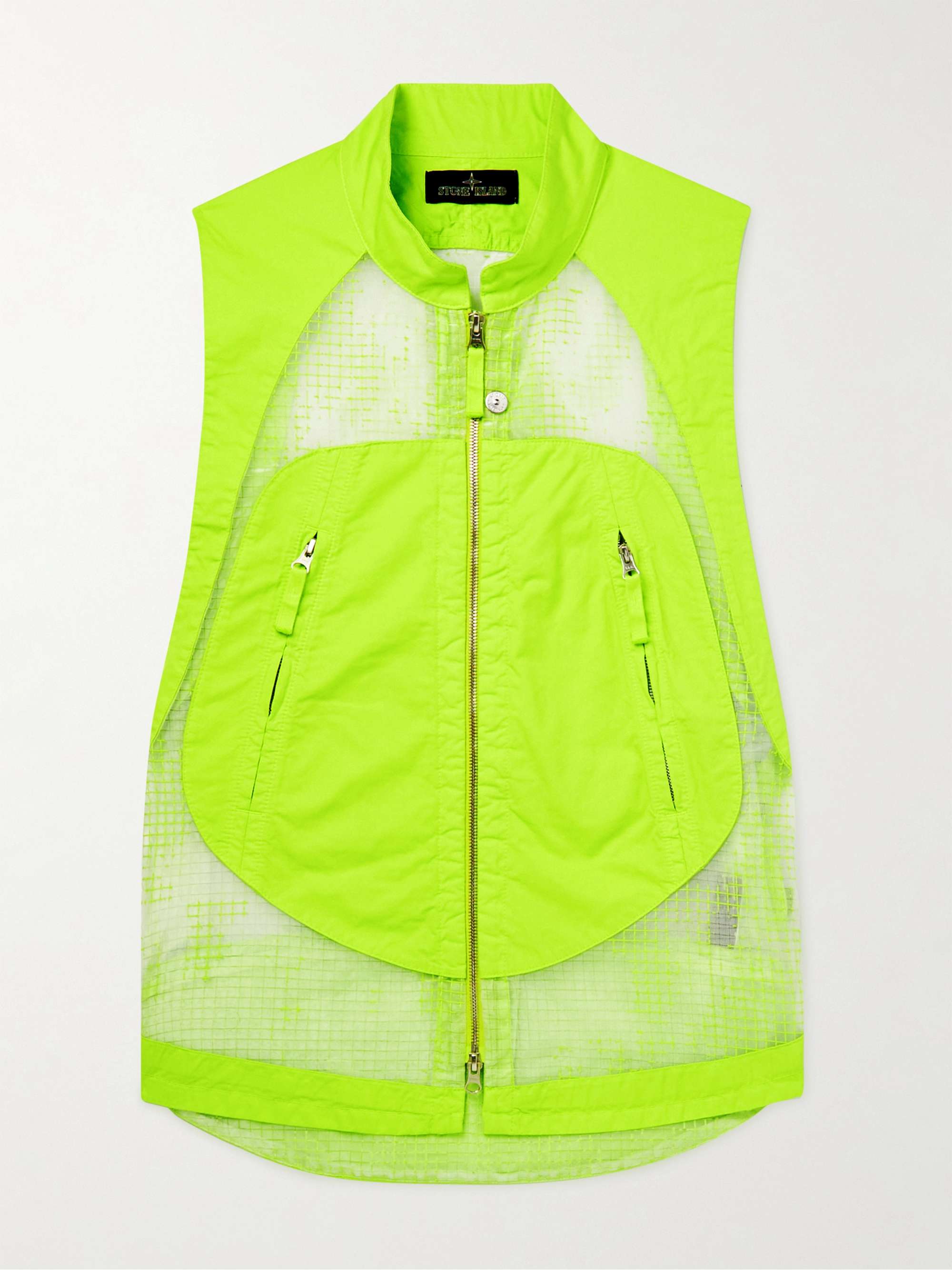 STONE ISLAND SHADOW PROJECT Ripstop-Panelled Cotton-Blend Twill Gilet | MR  PORTER