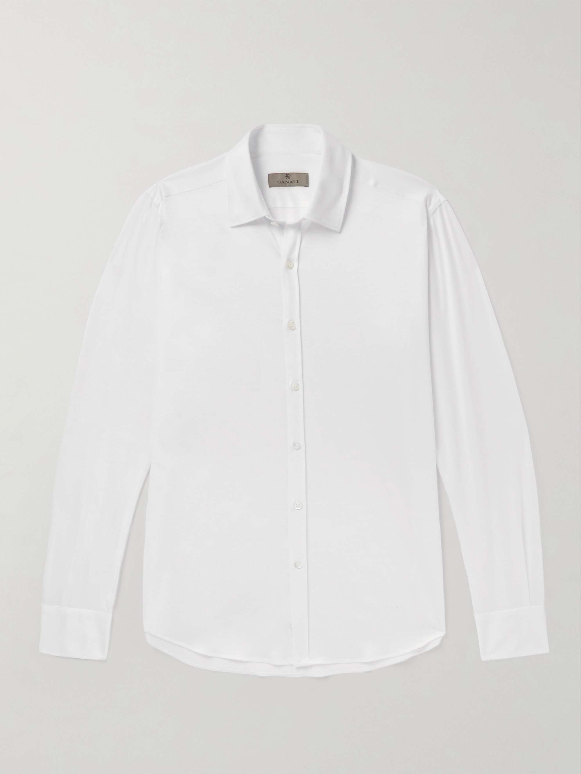 White Cotton-Jersey Shirt | CANALI | MR PORTER