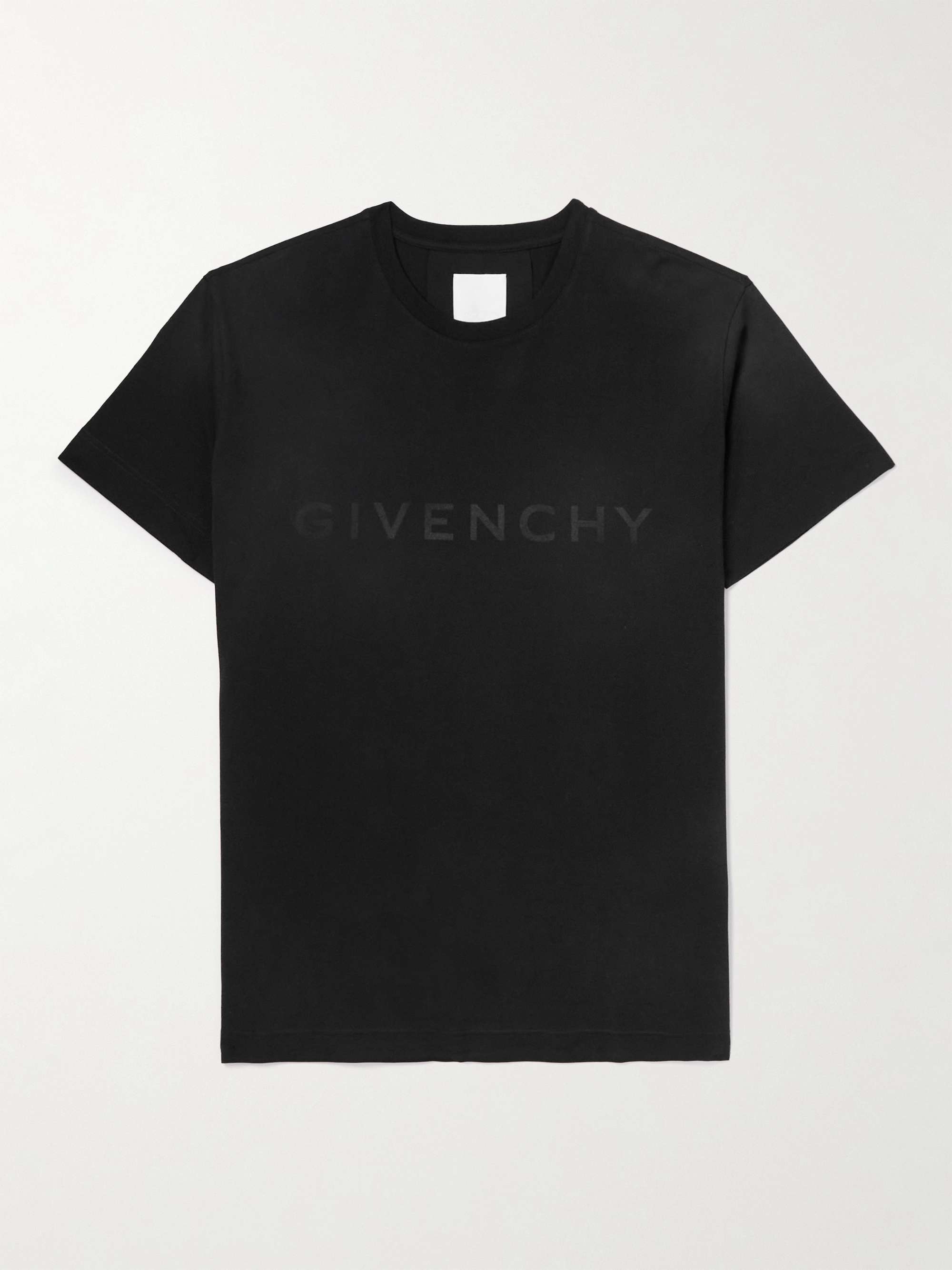 GIVENCHY Logo-Print Cotton-Jersey T-Shirt | MR PORTER
