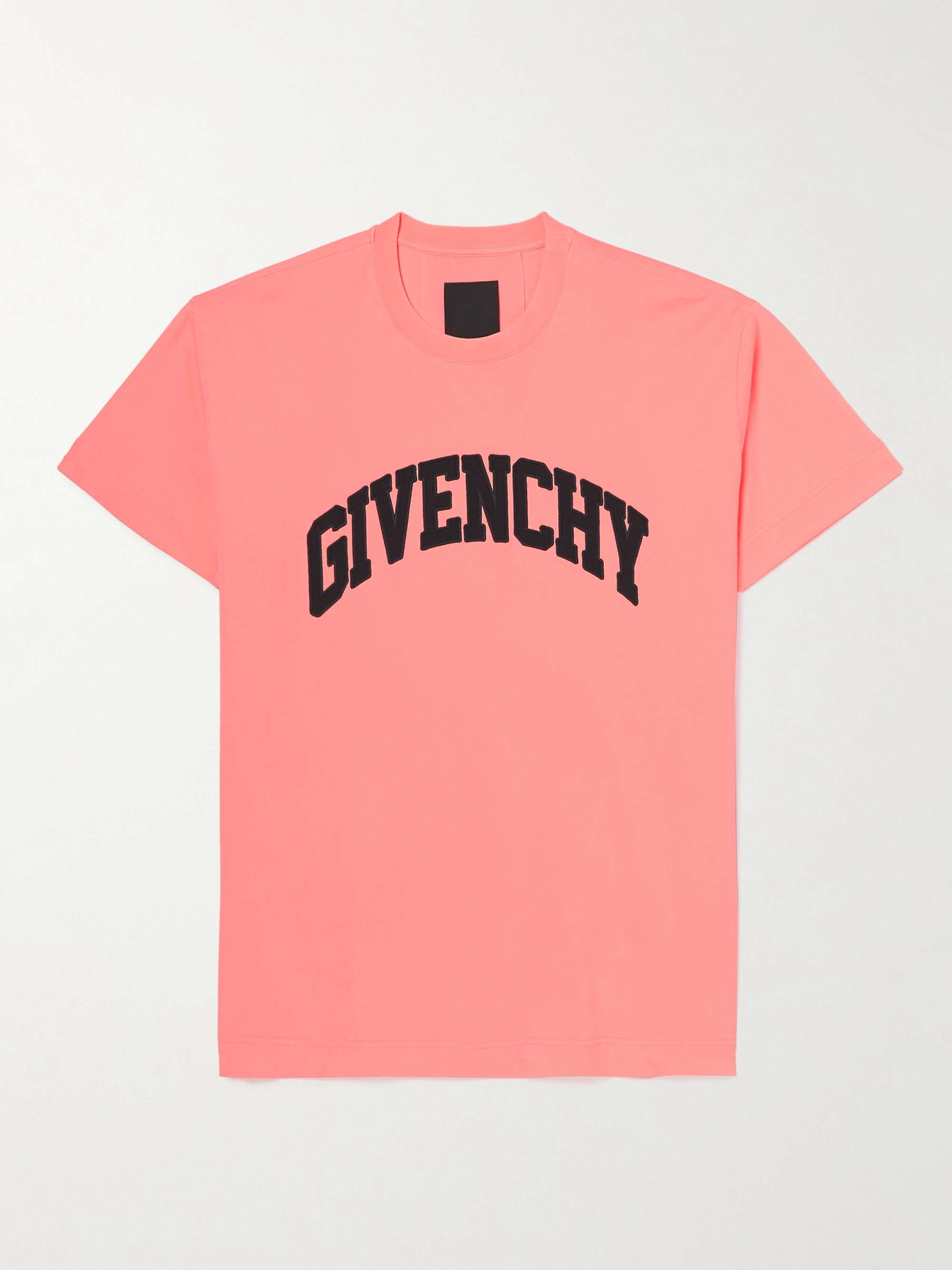 GIVENCHY Logo-Appliquéd Cotton-Jersey T-Shirt for Men | MR PORTER