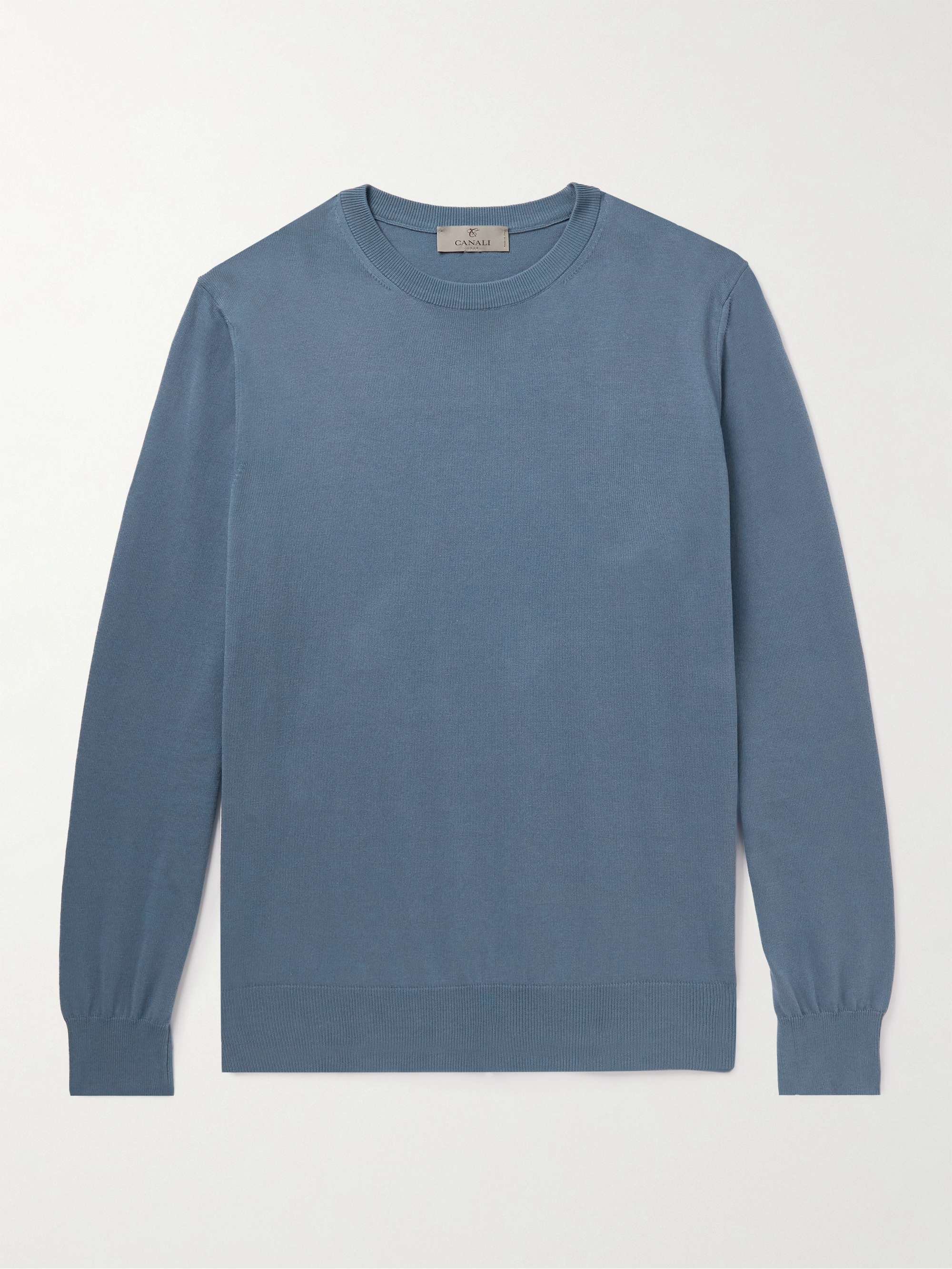 CANALI Slim-Fit Cotton Sweater | MR PORTER