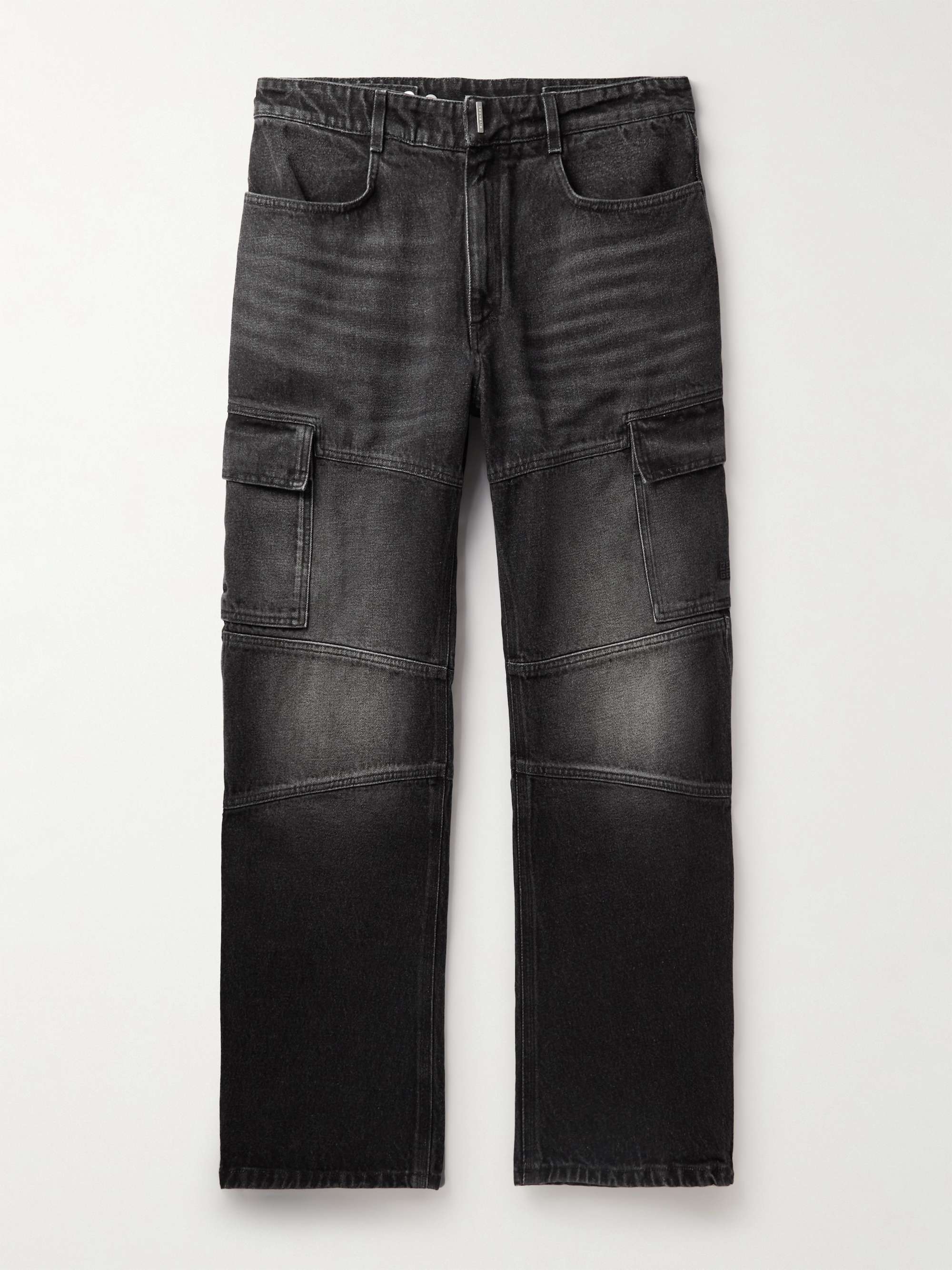 GIVENCHY Wide-Leg Panelled Cargo Jeans | MR PORTER