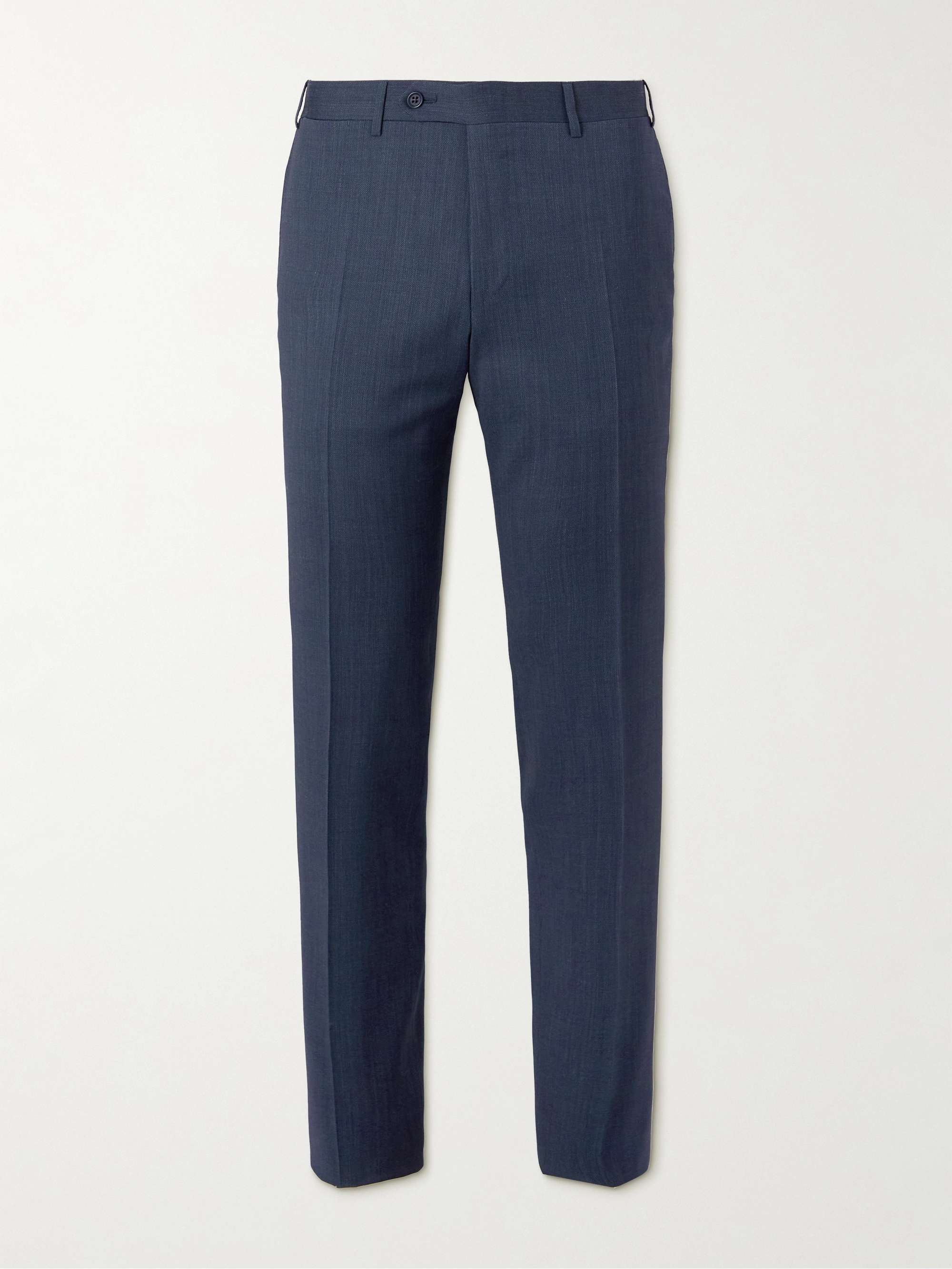 CANALI Slim-Fit Straight-Leg Wool Suit Trousers for Men | MR PORTER