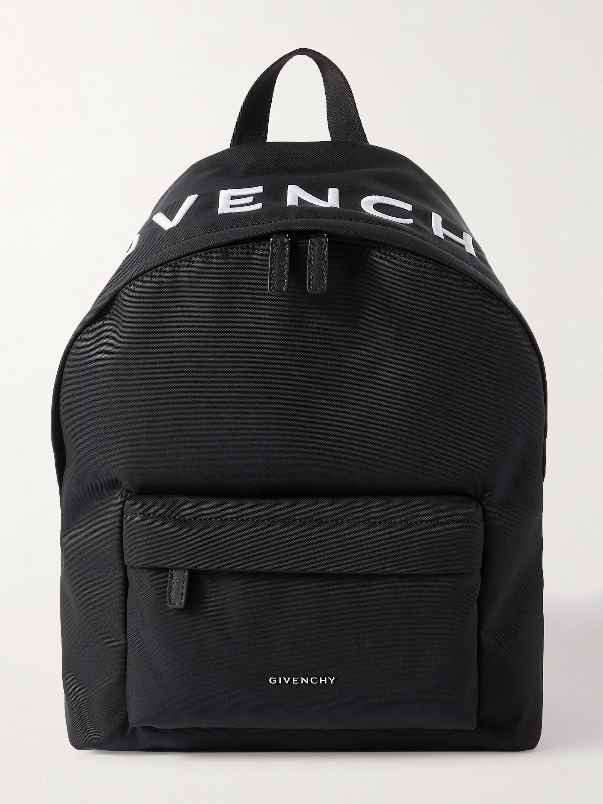 GIVENCHY Essential U Logo-Embroidered Nylon Backpack for Men | MR PORTER