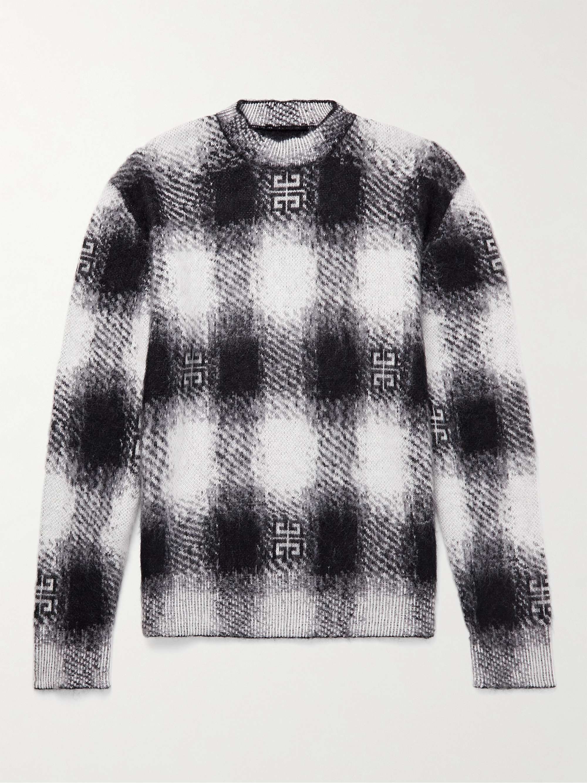 GIVENCHY Logo-Jacquard Knitted Sweater | MR PORTER