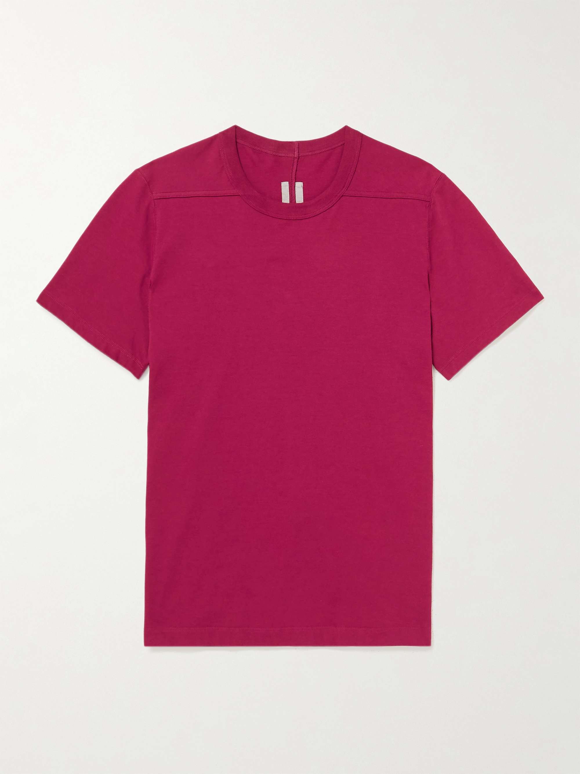 RICK OWENS Short Level Cotton-Jersey T-Shirt for Men | MR PORTER