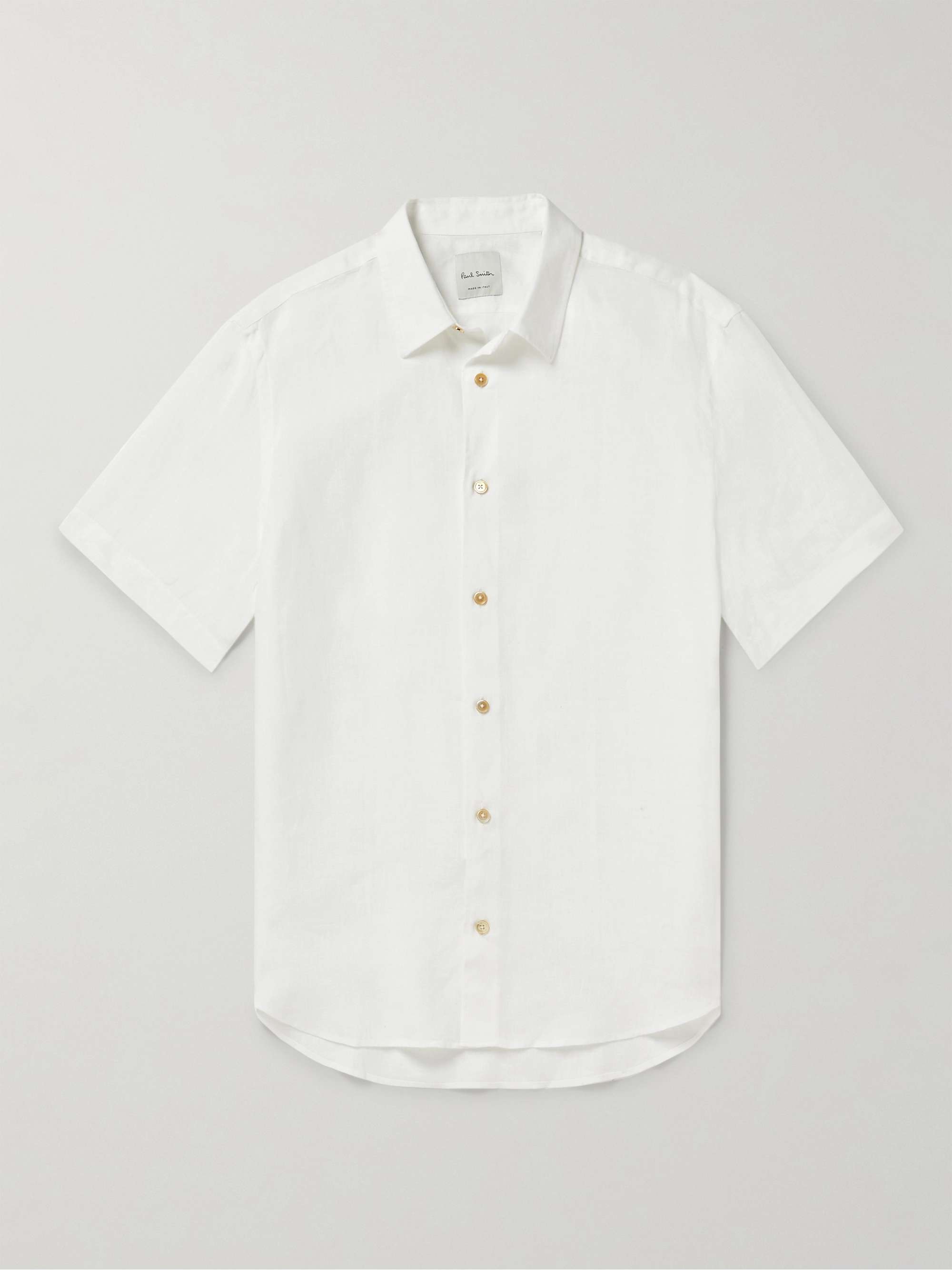 White Slim-Fit Linen Shirt | PAUL SMITH | MR PORTER