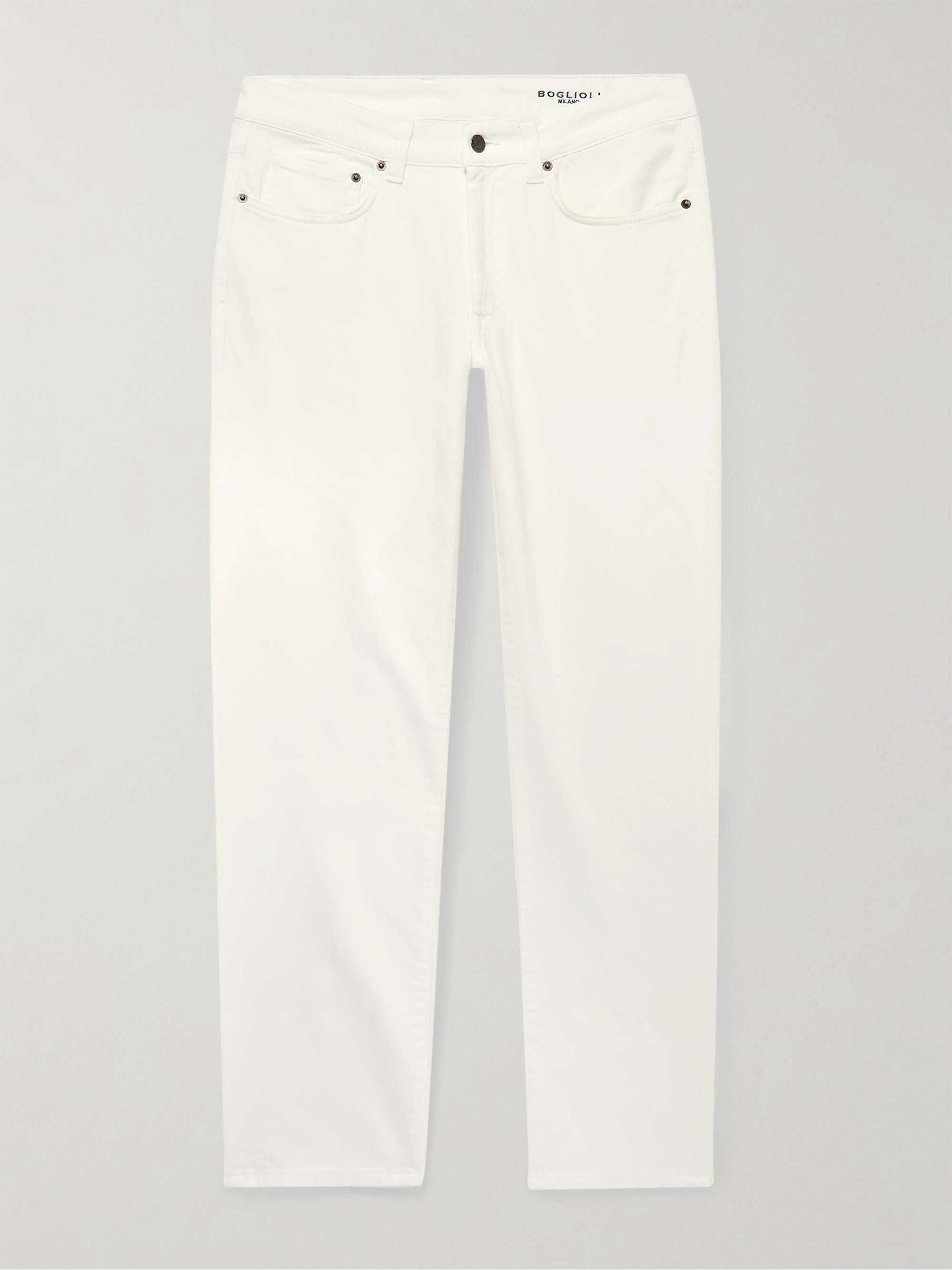 White Slim-Fit Jeans | BOGLIOLI | MR PORTER
