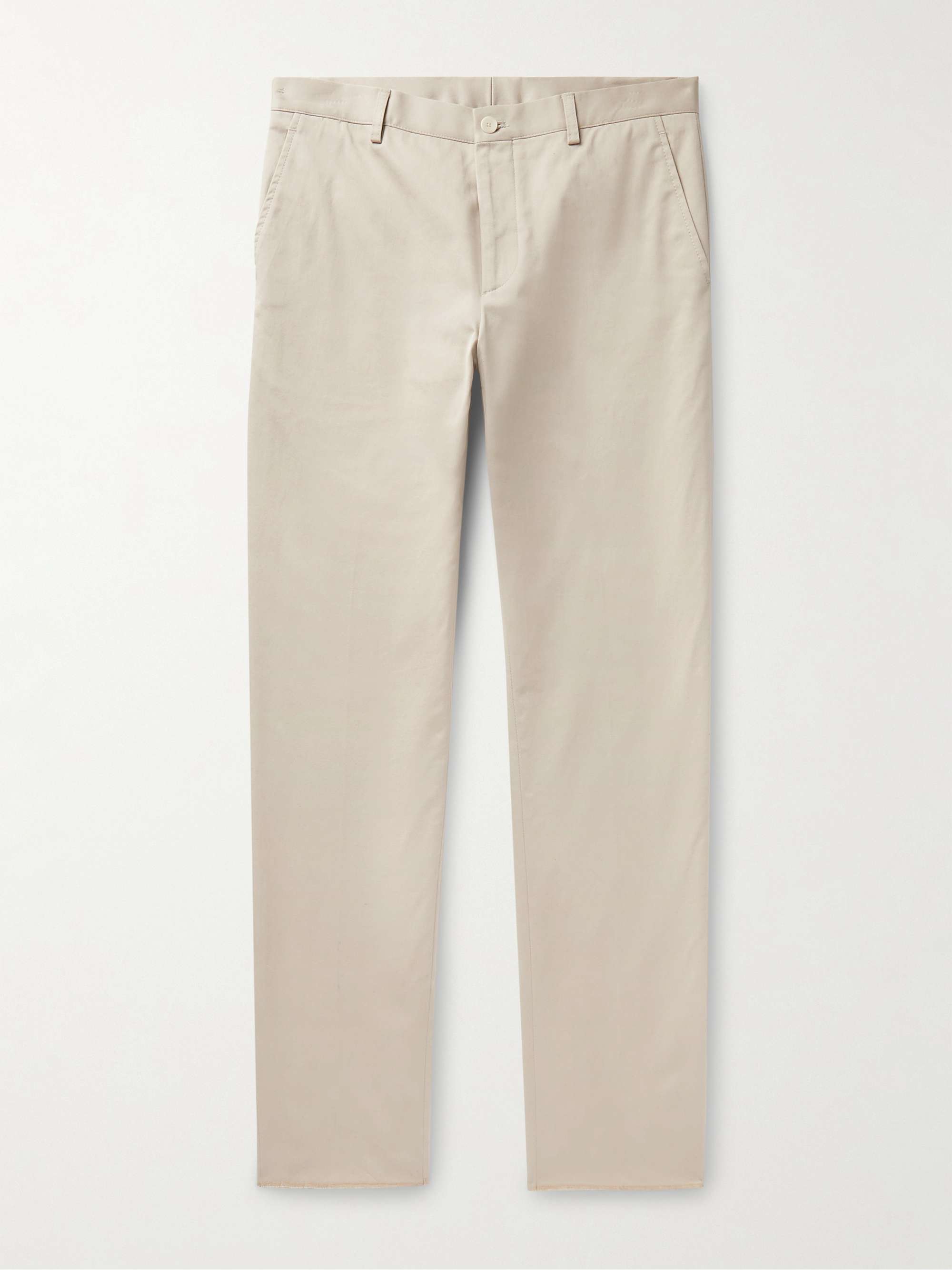 ETRO Slim-Fit Straight-Leg Cotton-Blend Gabardine Trousers for Men | MR  PORTER