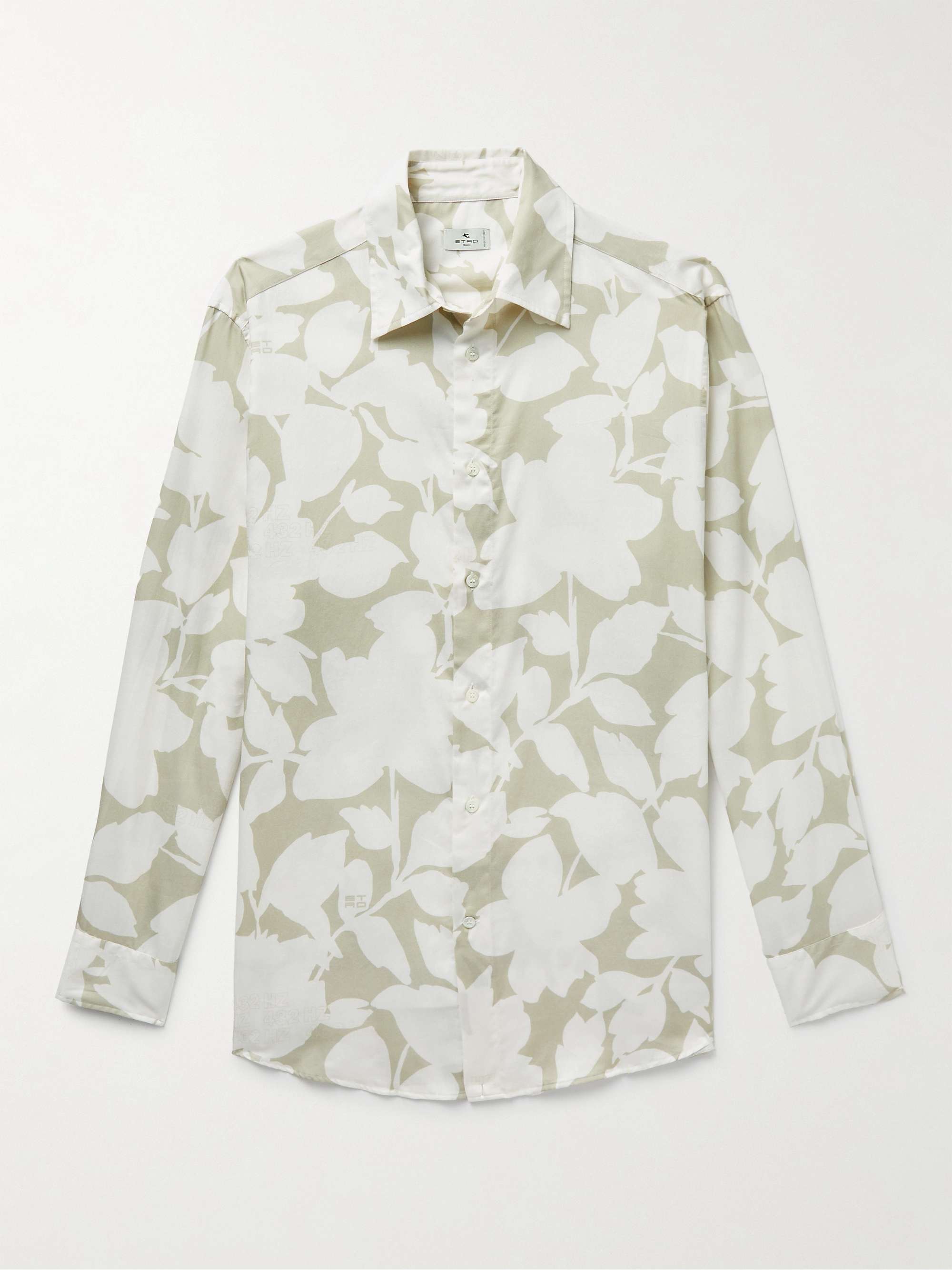 ETRO Floral-Print Cotton Shirt | MR PORTER