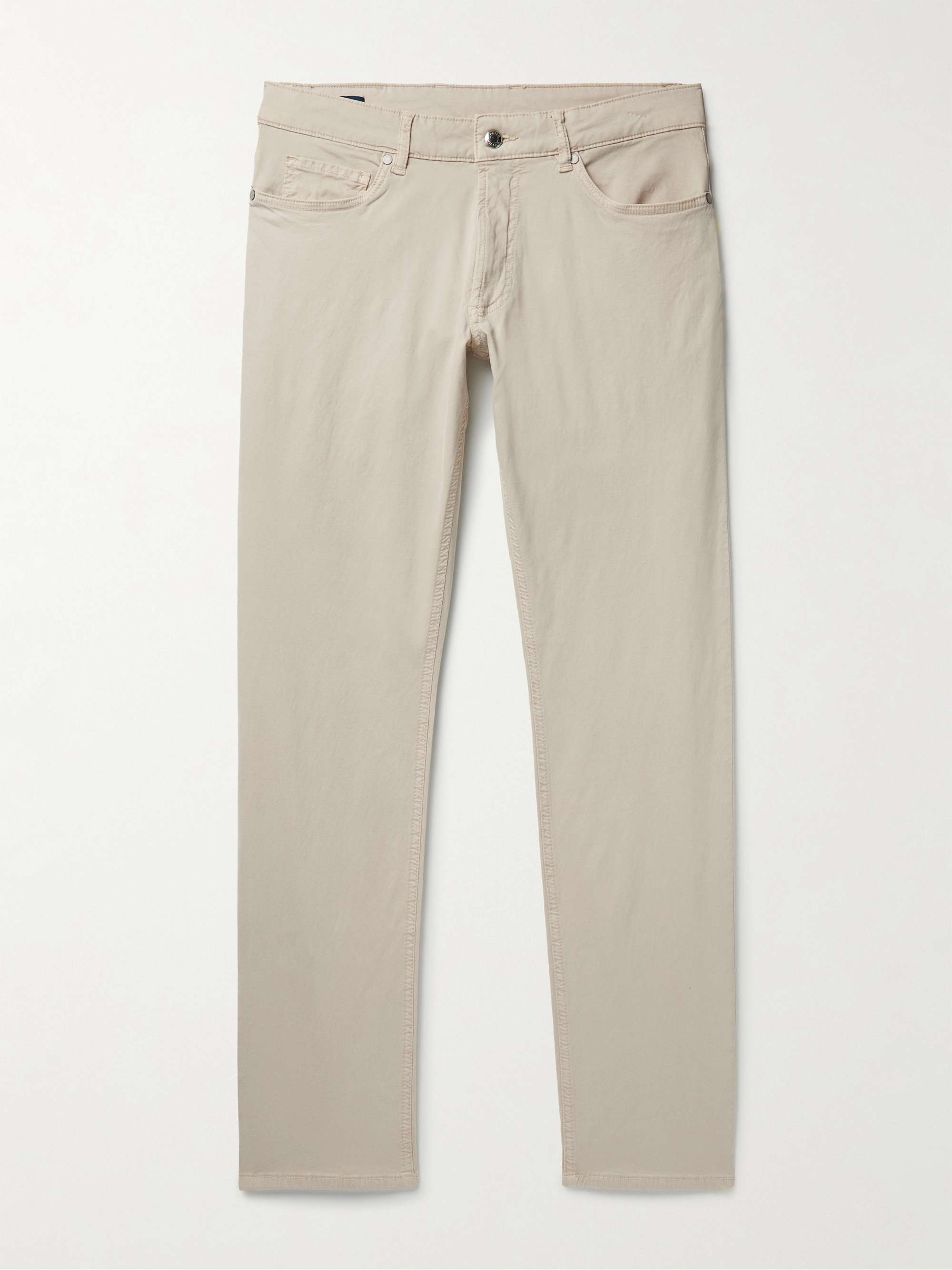 PETER MILLAR Wayfare Slim-Fit Stretch TENCEL™ and Cotton-Blend Twill  Trousers | MR PORTER