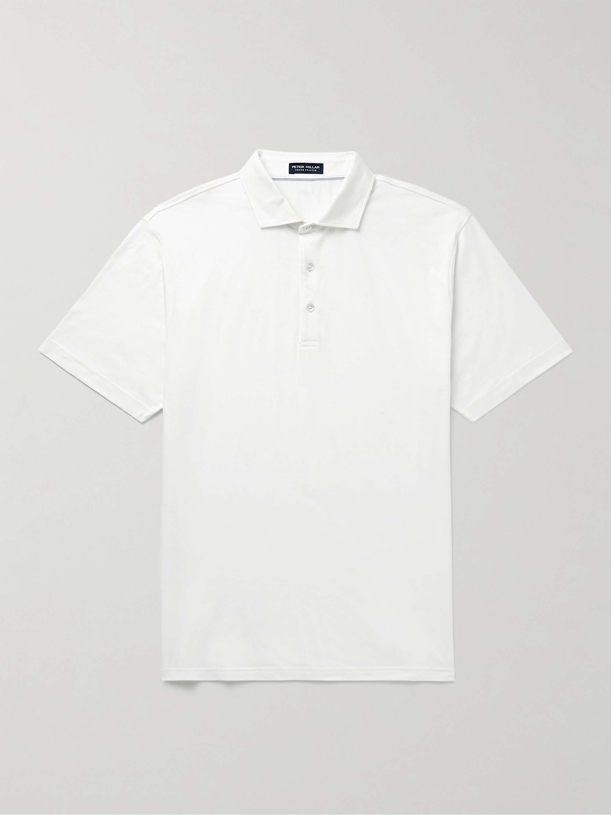 White Excursionist Stretch Cotton and Modal-Blend Polo Shirt | PETER MILLAR  | MR PORTER