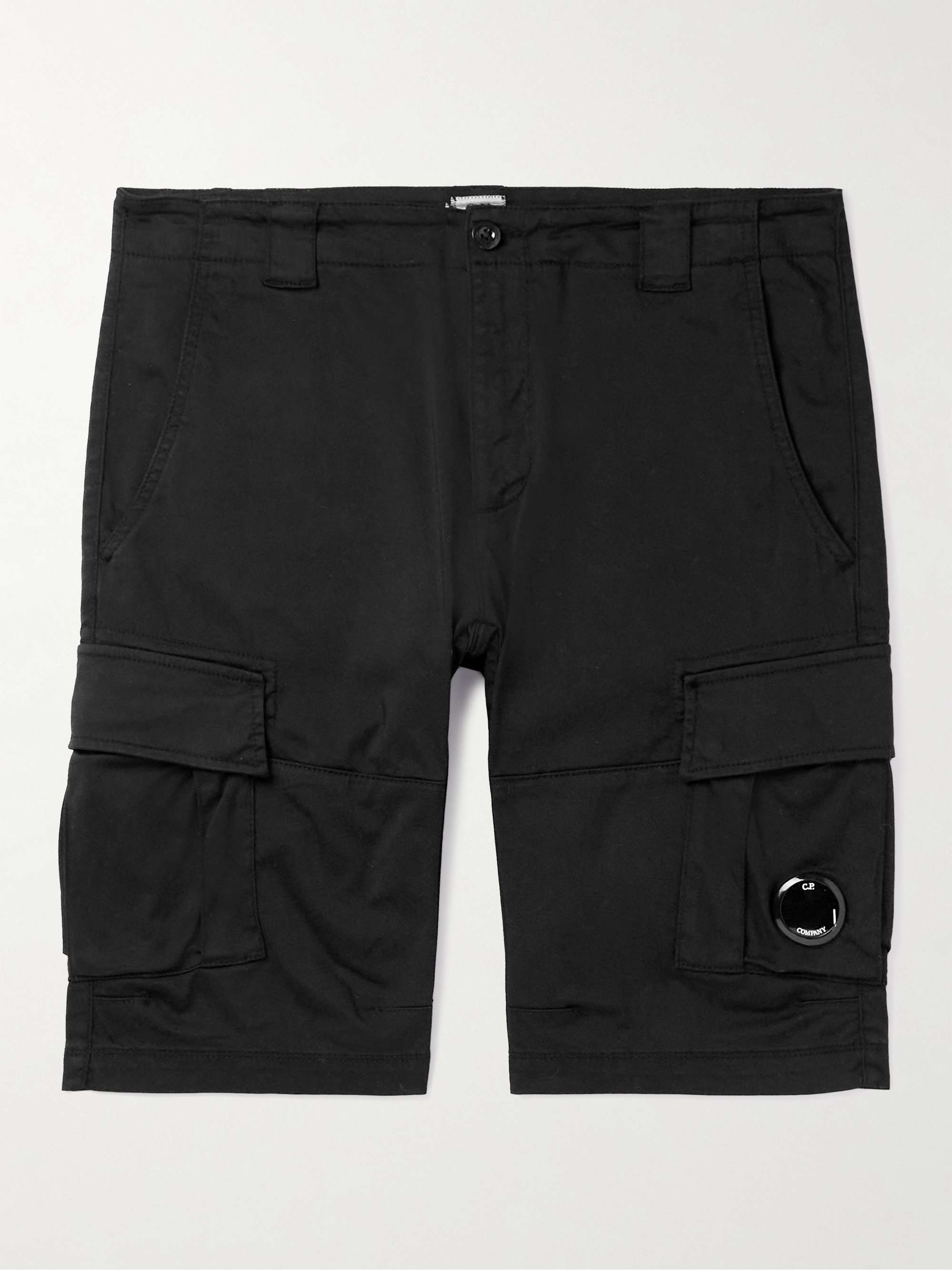 C.P. COMPANY Straight-Leg Cotton-Blend Cargo Shorts for Men | MR PORTER