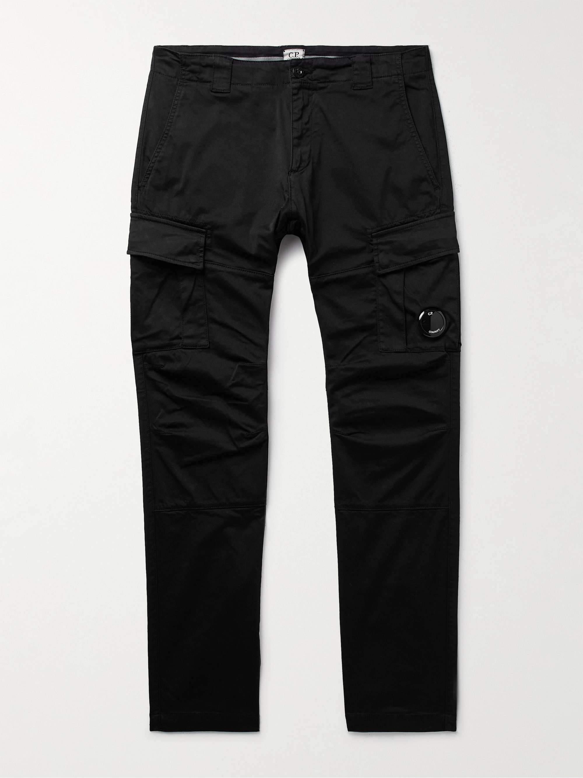 C.P. COMPANY Slim-Fit Logo-Appliquéd Cotton-Blend Cargo Trousers for Men |  MR PORTER