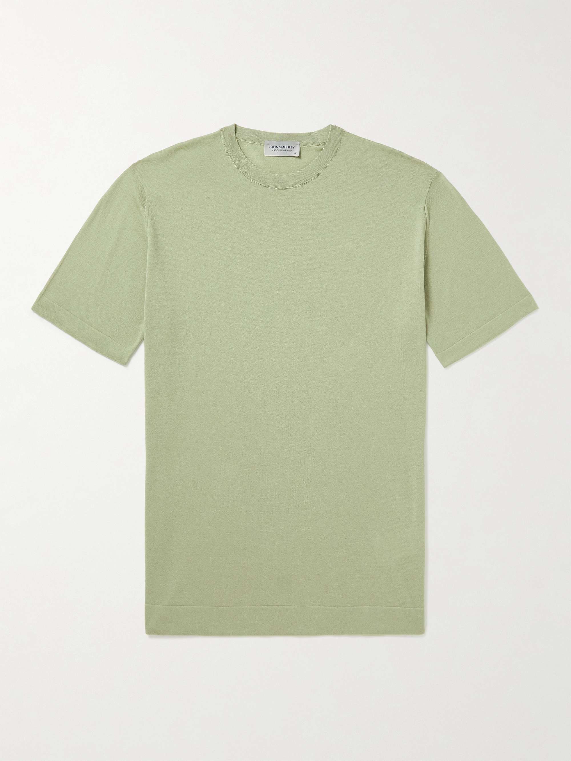 JOHN SMEDLEY Lorca Slim-Fit Sea Island Cotton T-Shirt for Men | MR PORTER