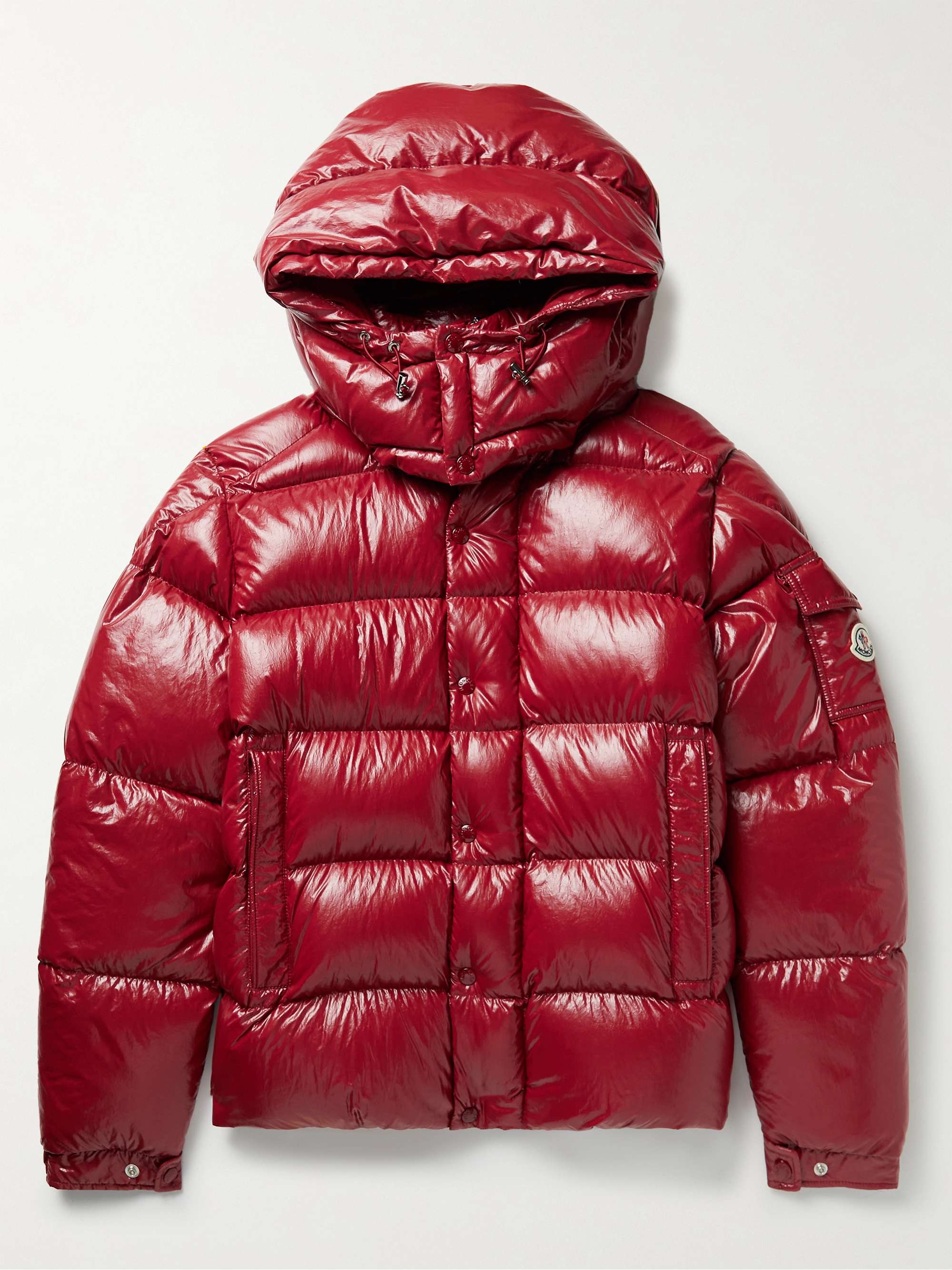 Red Maya 70 Quilted Shell Hooded Down Jacket | MONCLER | MR PORTER