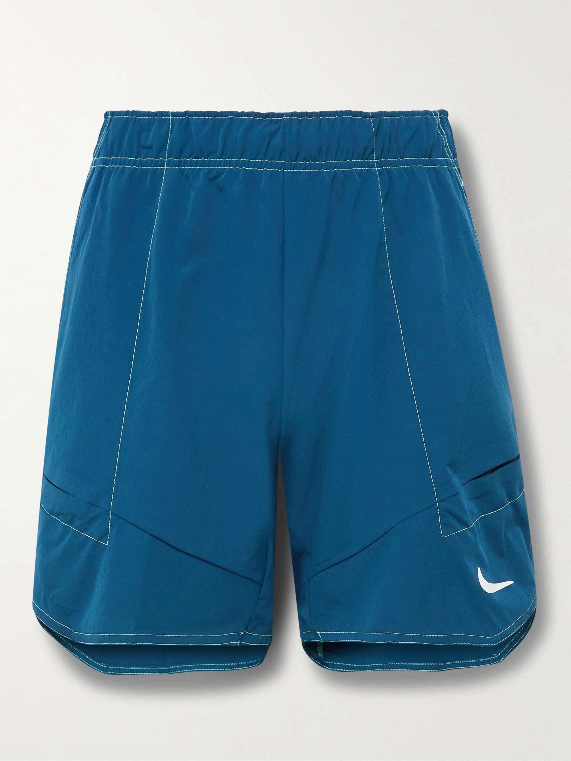 NIKE TENNIS NikeCourt Advantage Straight-Leg Dri-FIT Shorts | MR PORTER