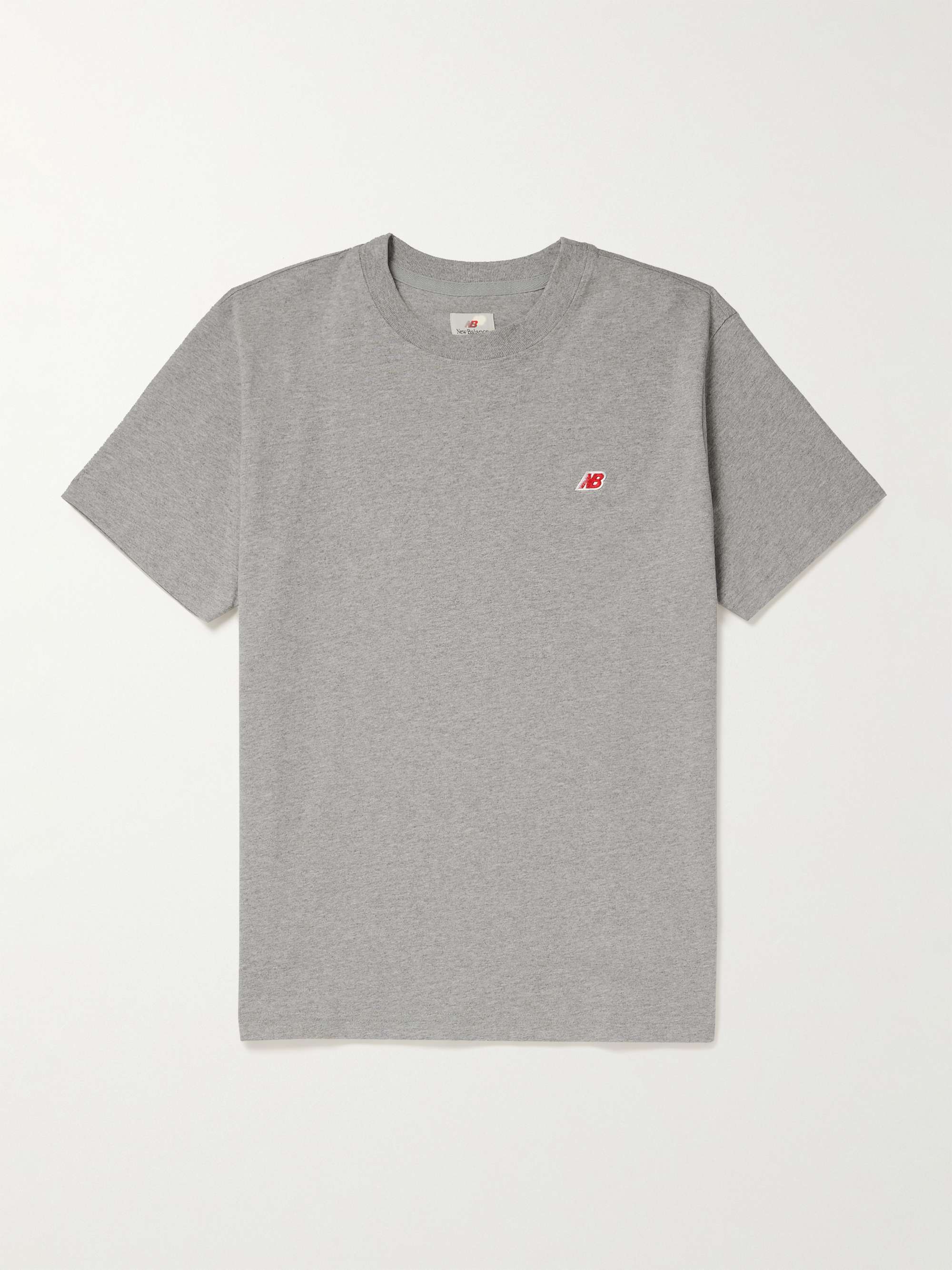 NEW BALANCE Core Logo-Appliquéd Cotton-Jersey T-Shirt for Men | MR PORTER