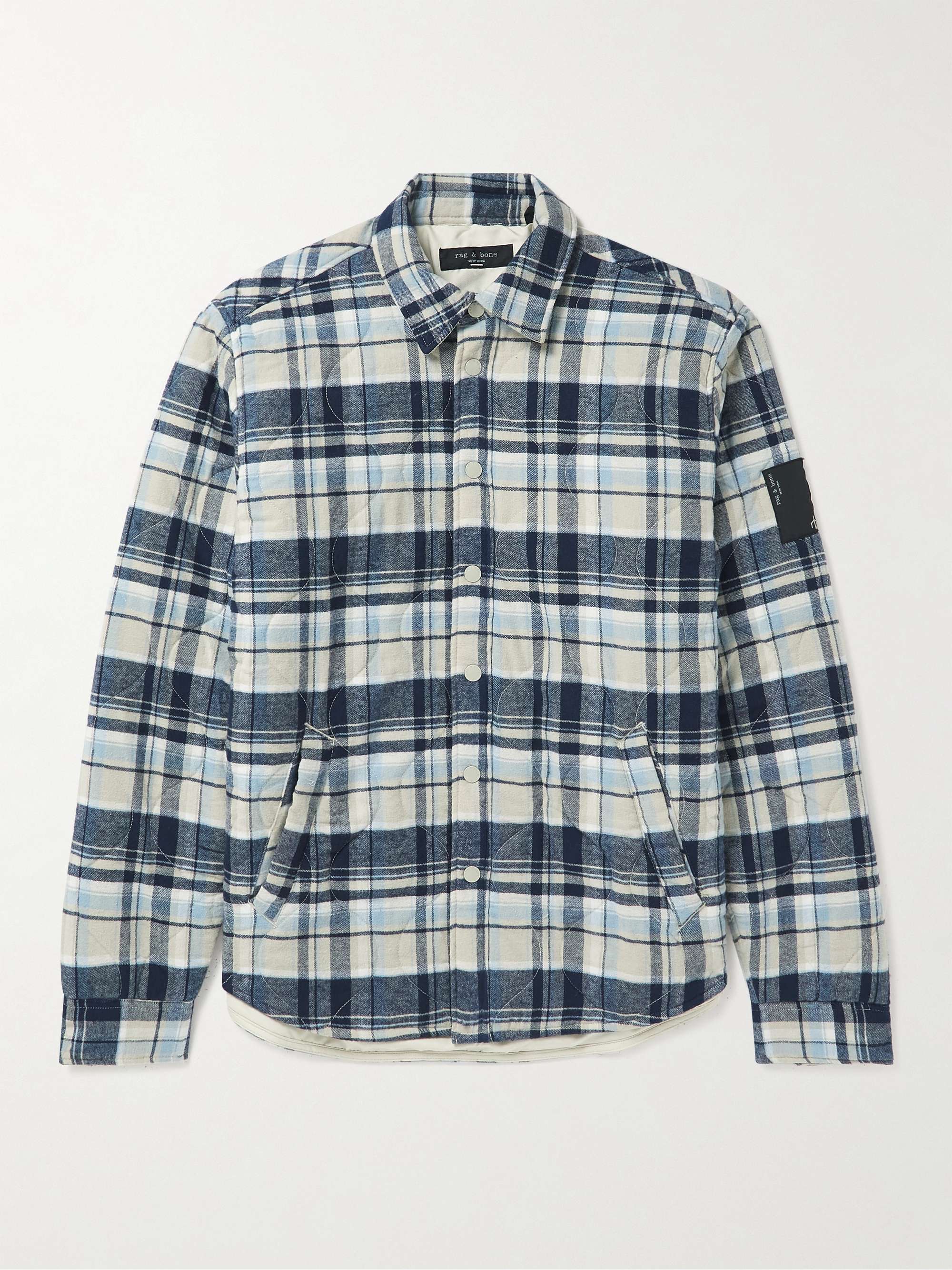 RAG & BONE Quilted Checked Cotton-Flannel Overshirt for Men | MR PORTER