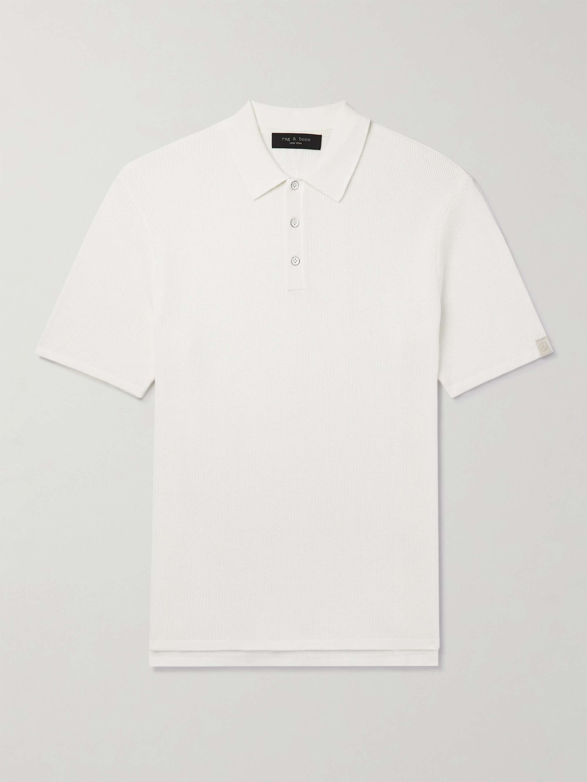 RAG & BONE Cotton-Blend Polo Shirt | MR PORTER