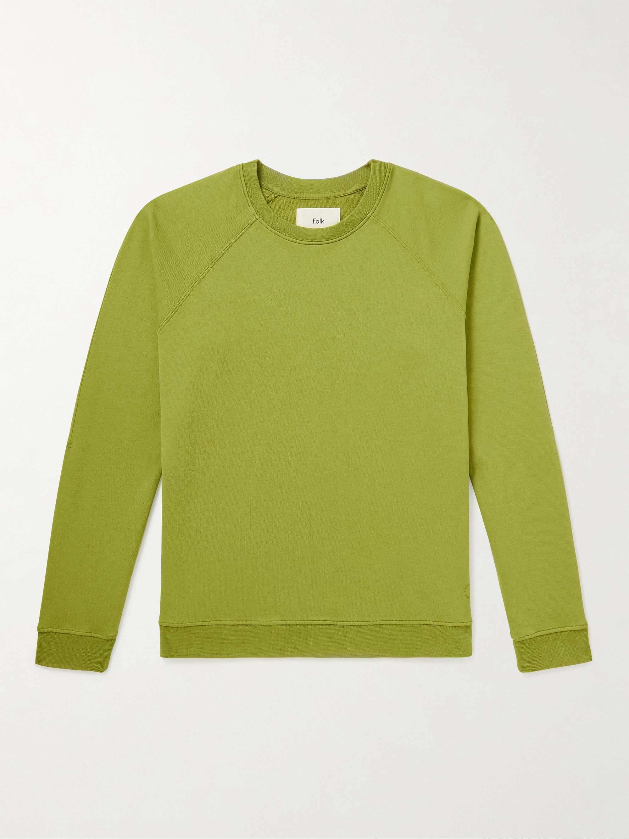 FOLK Rivet Cotton-Jersey Sweatshirt | MR PORTER