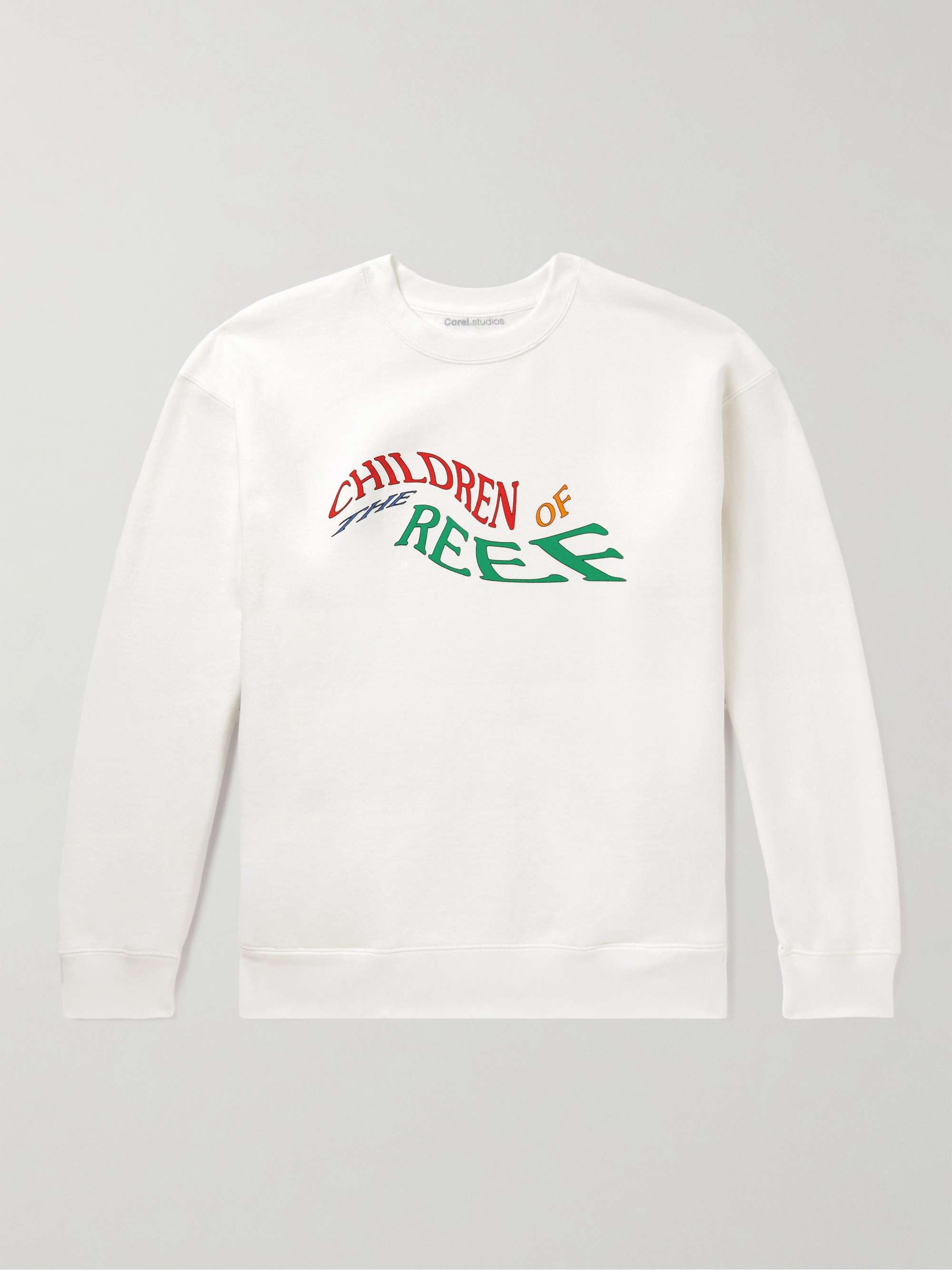 CORAL STUDIOS Children of the Reef Printed Cotton-Jersey Sweatshirt for Men  | MR PORTER